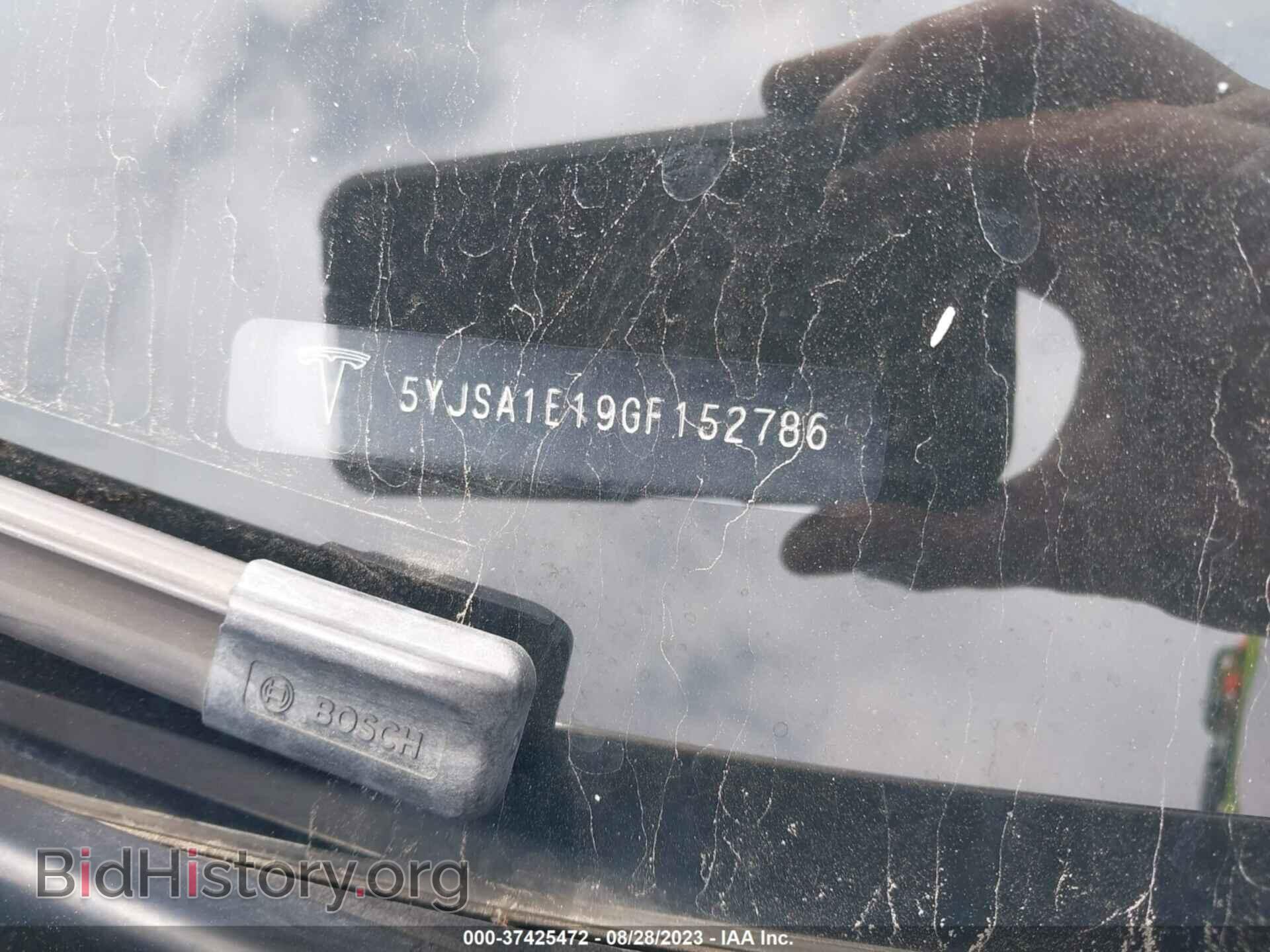 2016 TESLA MODEL S - VIN: 5YJSA1E19GF152786 - Фото 9