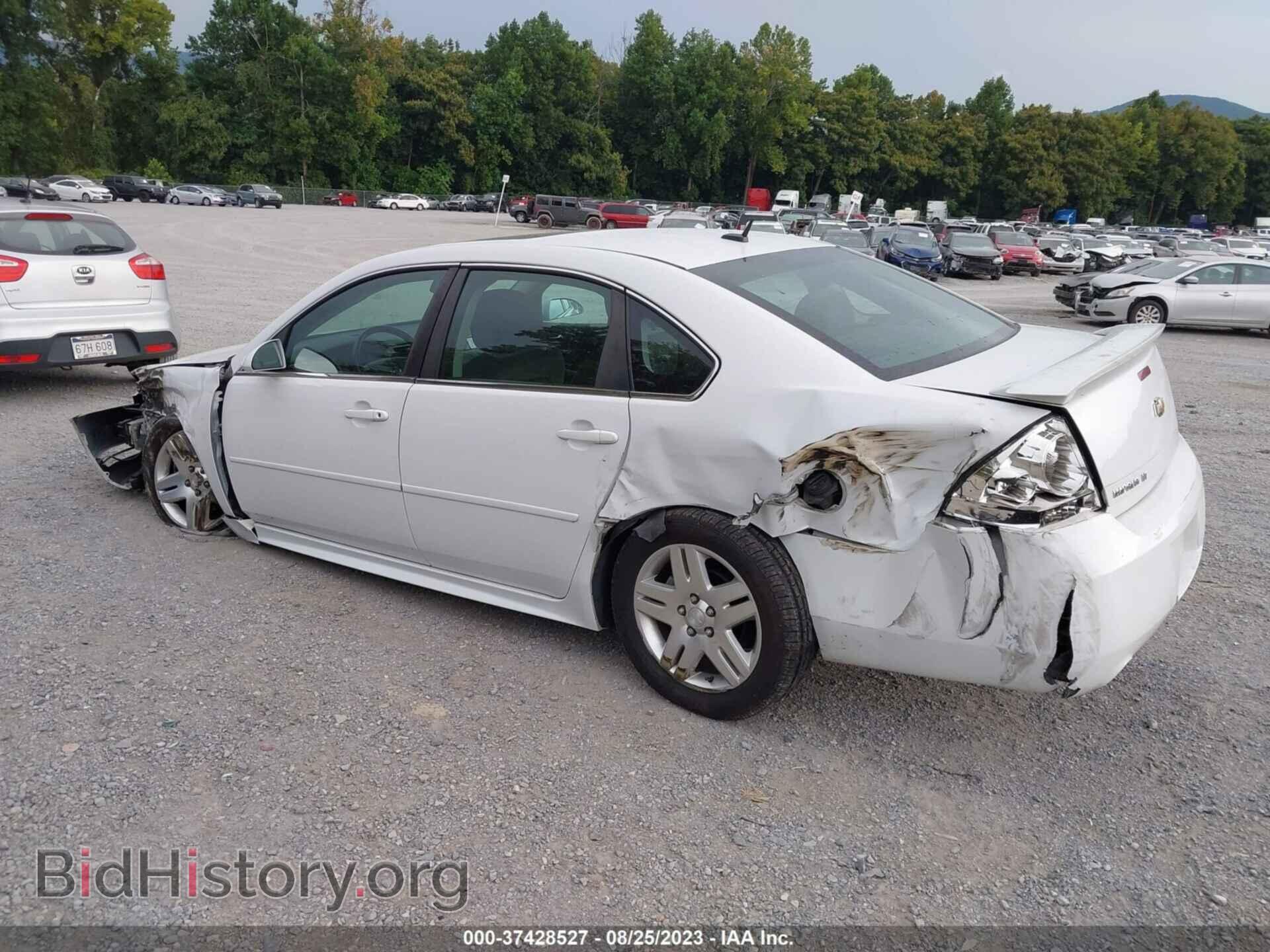 2012 CHEVROLET IMPALA - VIN: 2G1WB5E30C1167304 - Фото 3