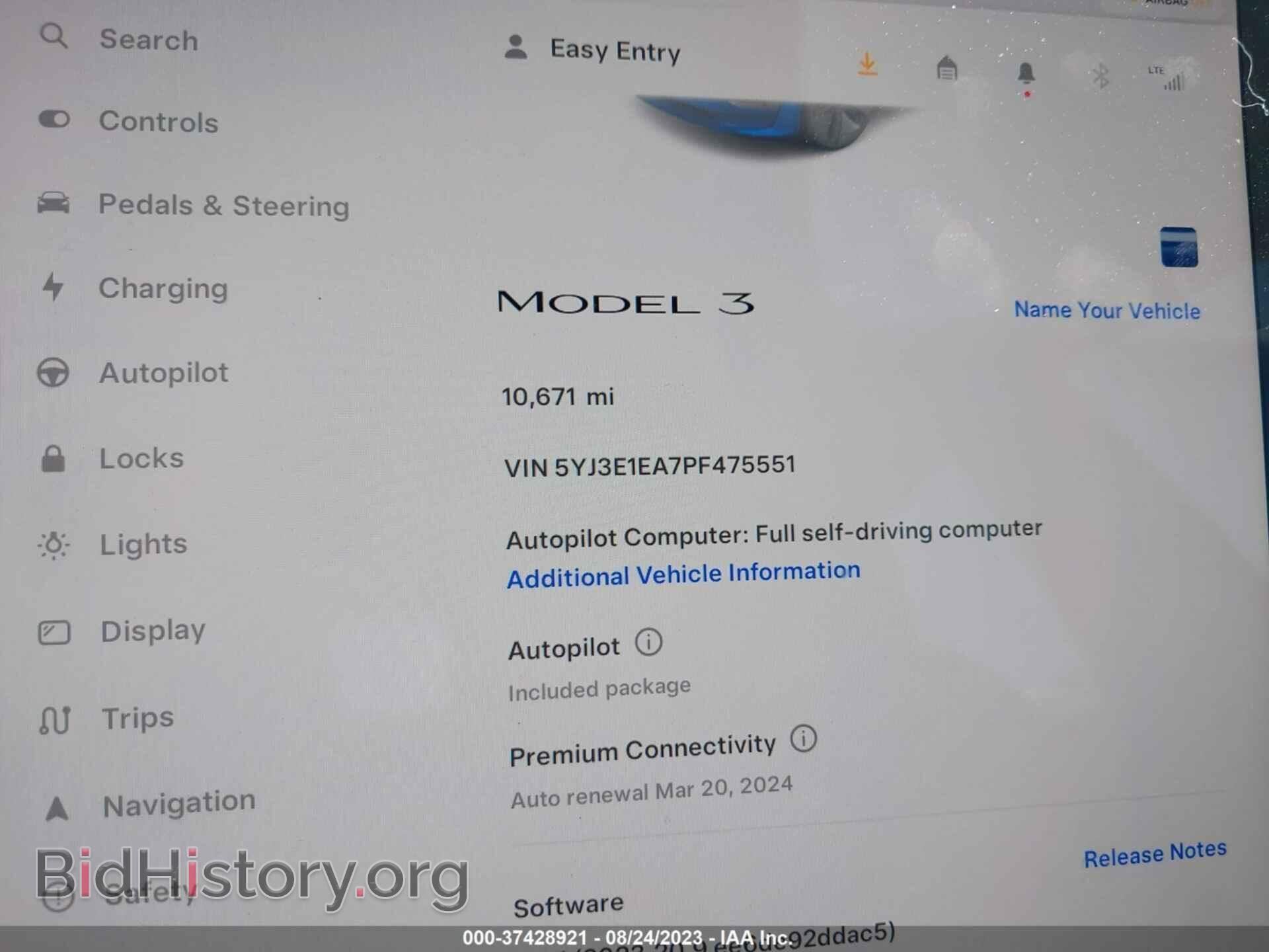 2023 TESLA MODEL 3 - VIN: 5YJ3E1EA7PF475551 - Photo 7