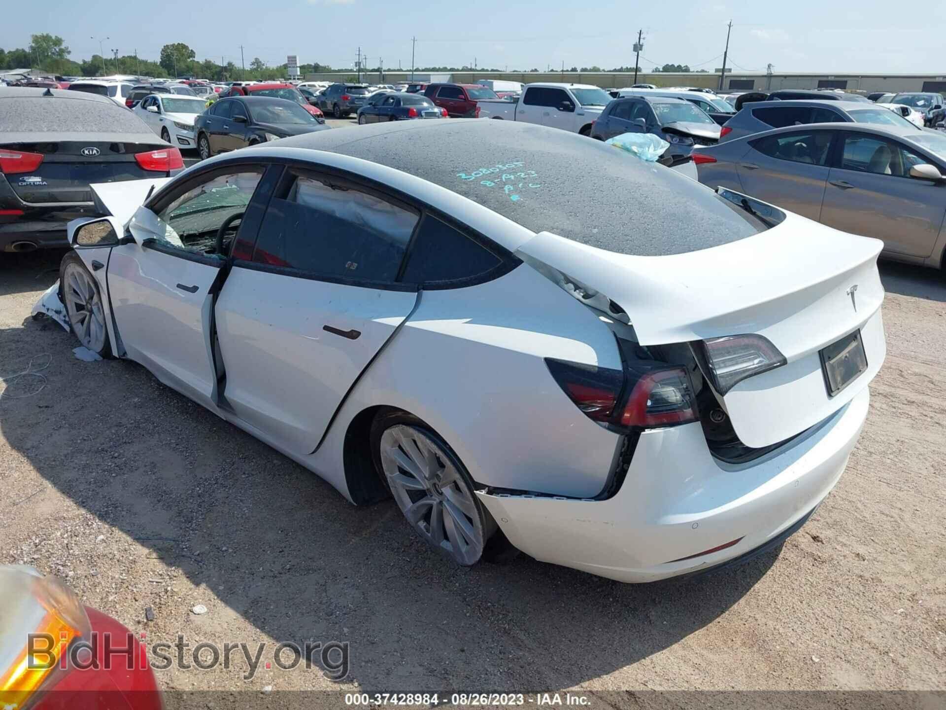 2022 TESLA MODEL 3 - VIN: 5YJ3E1EA4NF133164 - Photo 3