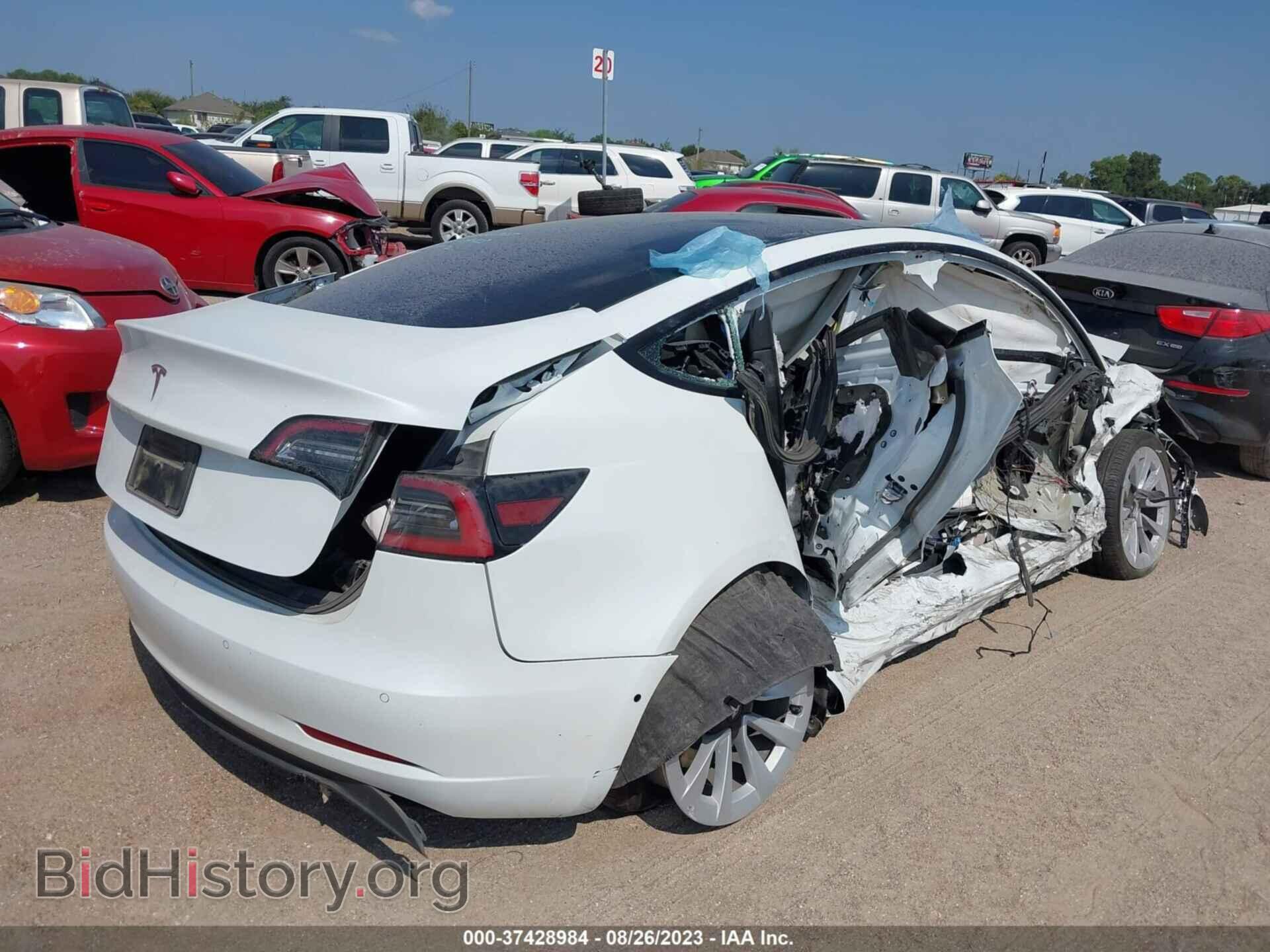 2022 TESLA MODEL 3 - VIN: 5YJ3E1EA4NF133164 - Photo 4