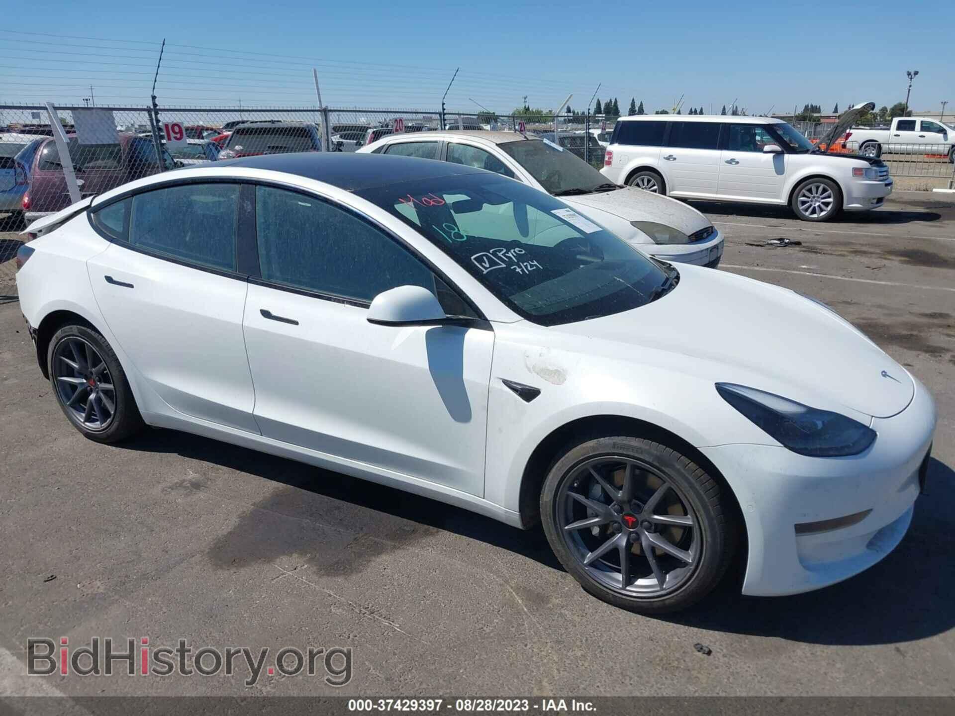 Фотография 5YJ3E1EA8MF076031 - TESLA MODEL 3 2021