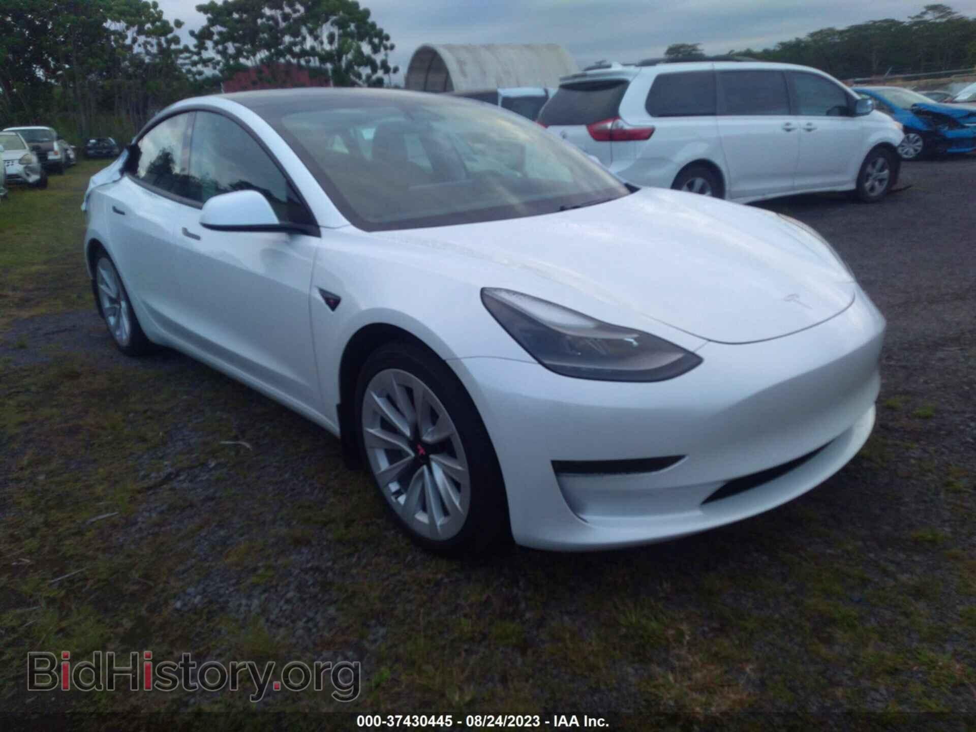 Фотография 5YJ3E1EA7MF977875 - TESLA MODEL 3 2021