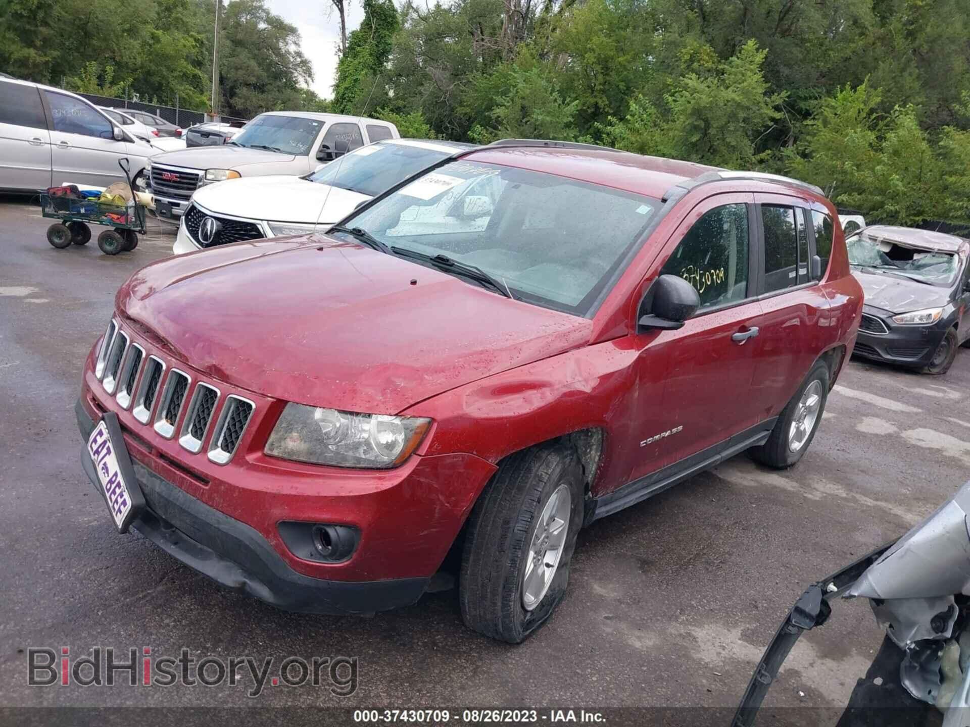 2014 JEEP COMPASS - VIN: 1C4NJCBA9ED790652 - Фото 2