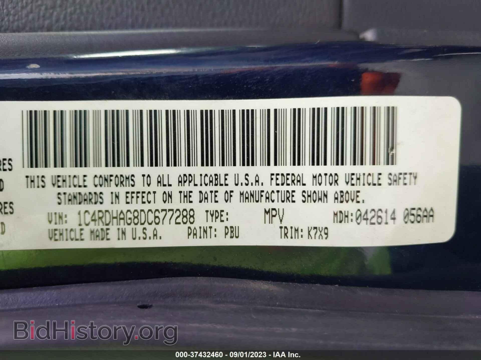 2013 DODGE DURANGO - VIN: 1C4RDHAG8DC677288 - Photo 9