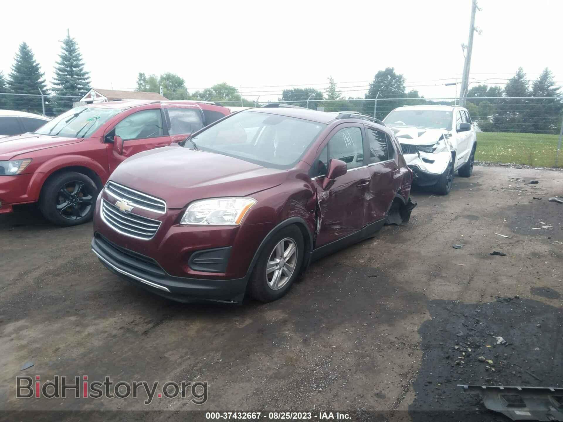 2016 CHEVROLET TRAX - VIN: 3GNCJLSB7GL253699 - Фото 2