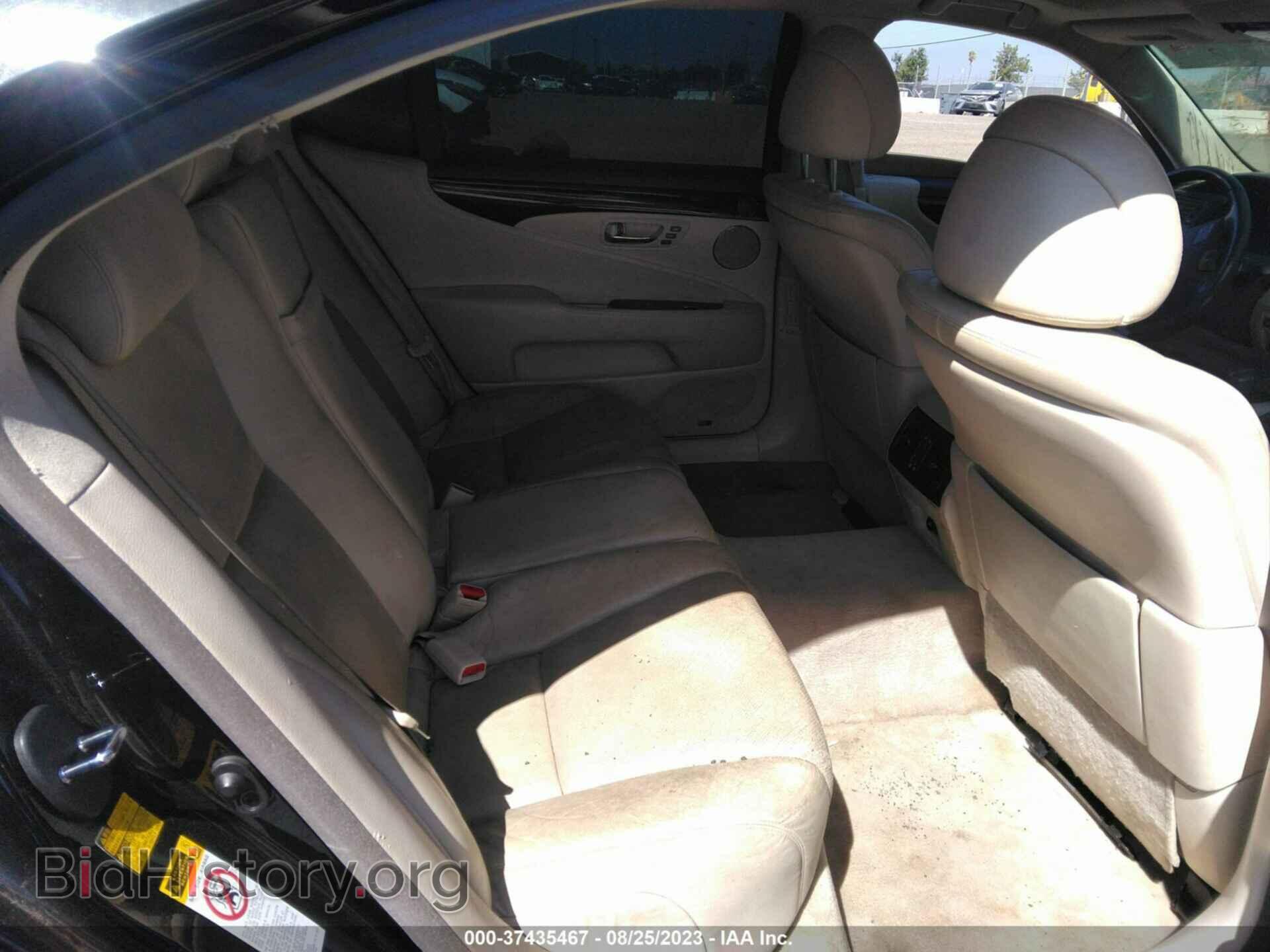 2008 LEXUS LS 460 - VIN: JTHGL46F185022787 - Фото 8