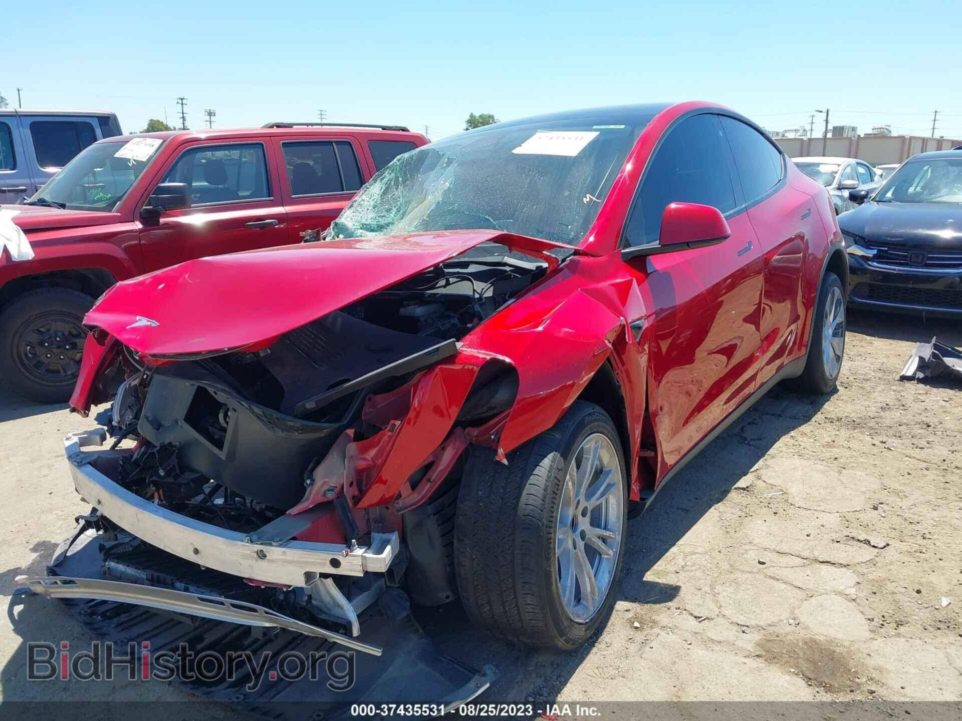 2020 TESLA MODEL Y - VIN: 5YJYGDEE7LF036672 - Photo 2