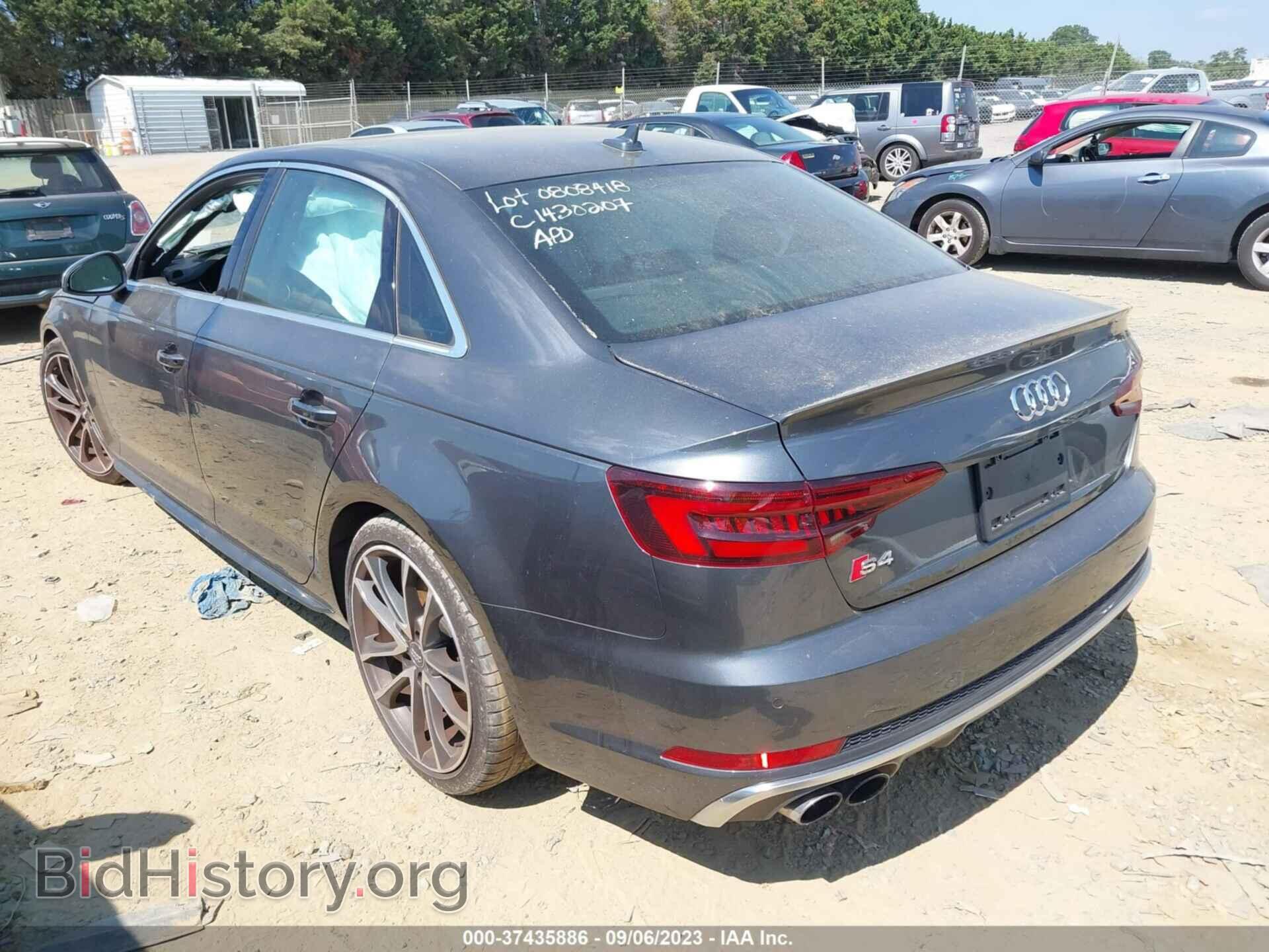 2018 AUDI S4 - VIN: WAUC4BF42JA017818 - Фото 3