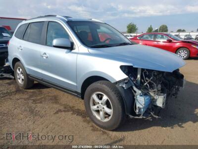 2007 Hyundai SANTA FE GLS, синий — VIN 5NMSG13D97H104263, IAAI