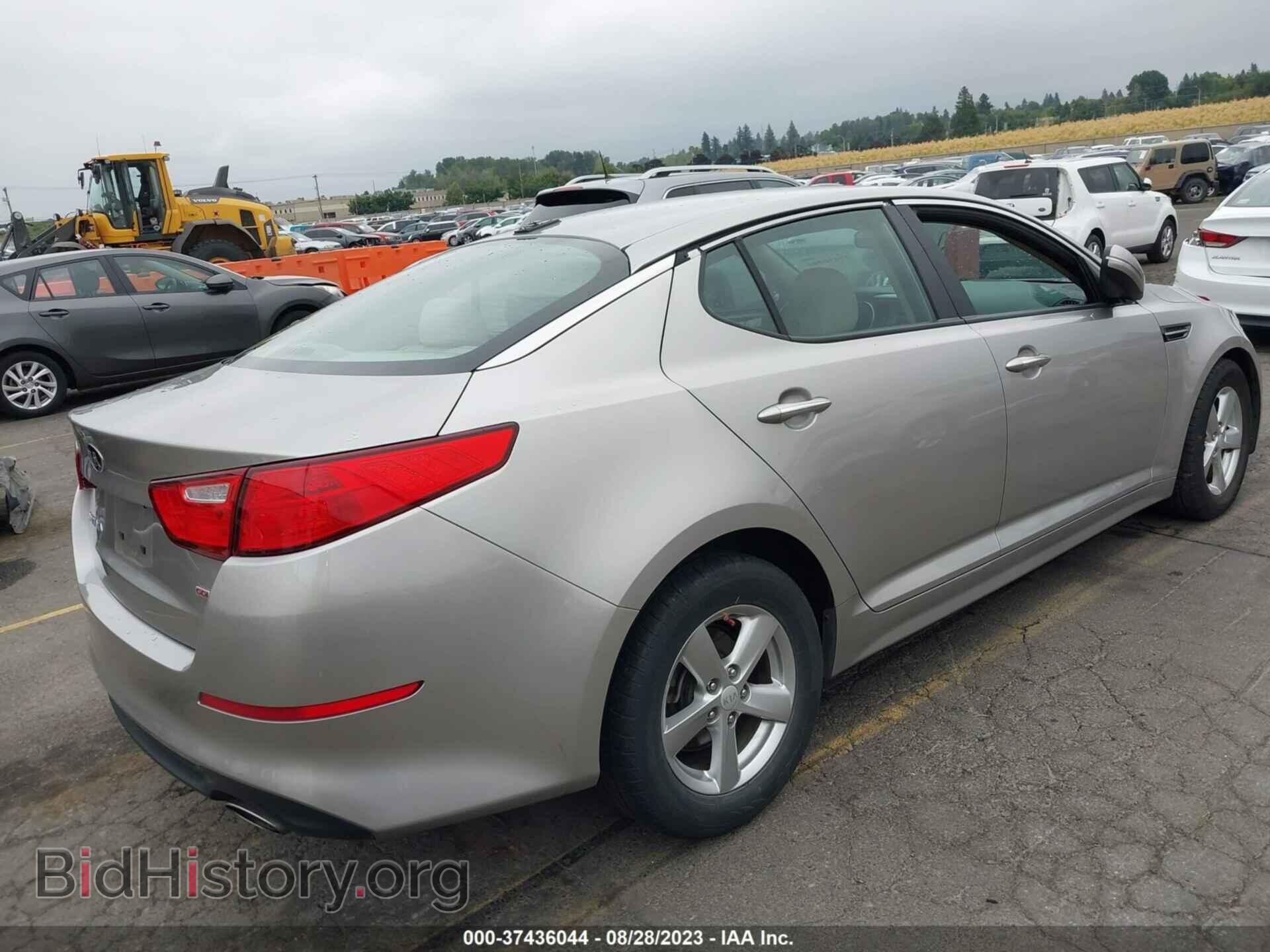 2015 KIA OPTIMA - VIN: 5XXGM4A72FG464503 - Фото 4
