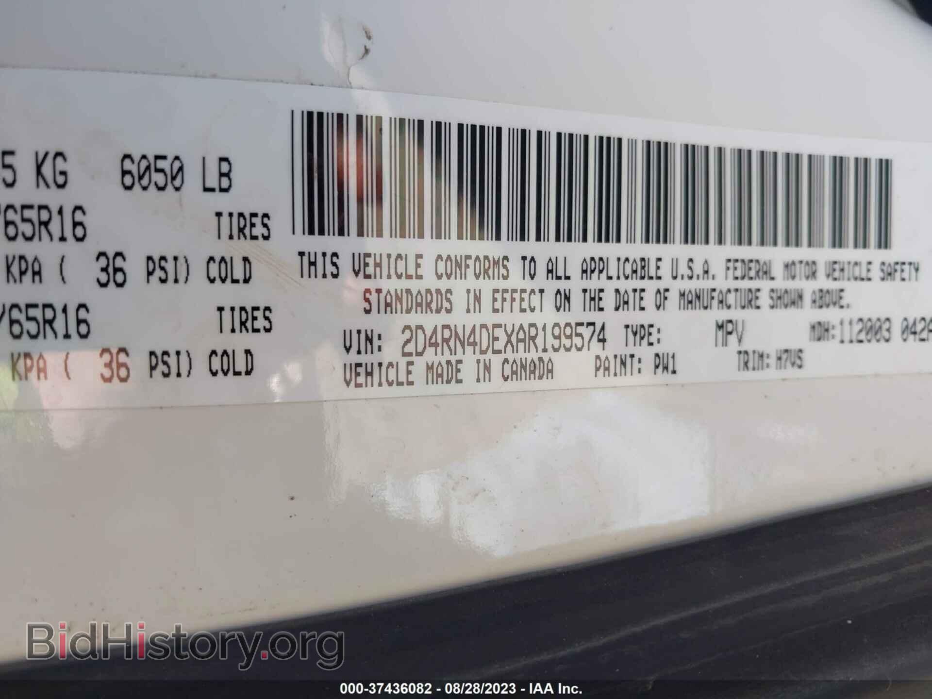 2010 DODGE GRAND CARAVAN - VIN: 2D4RN4DEXAR199574 - Фото 9