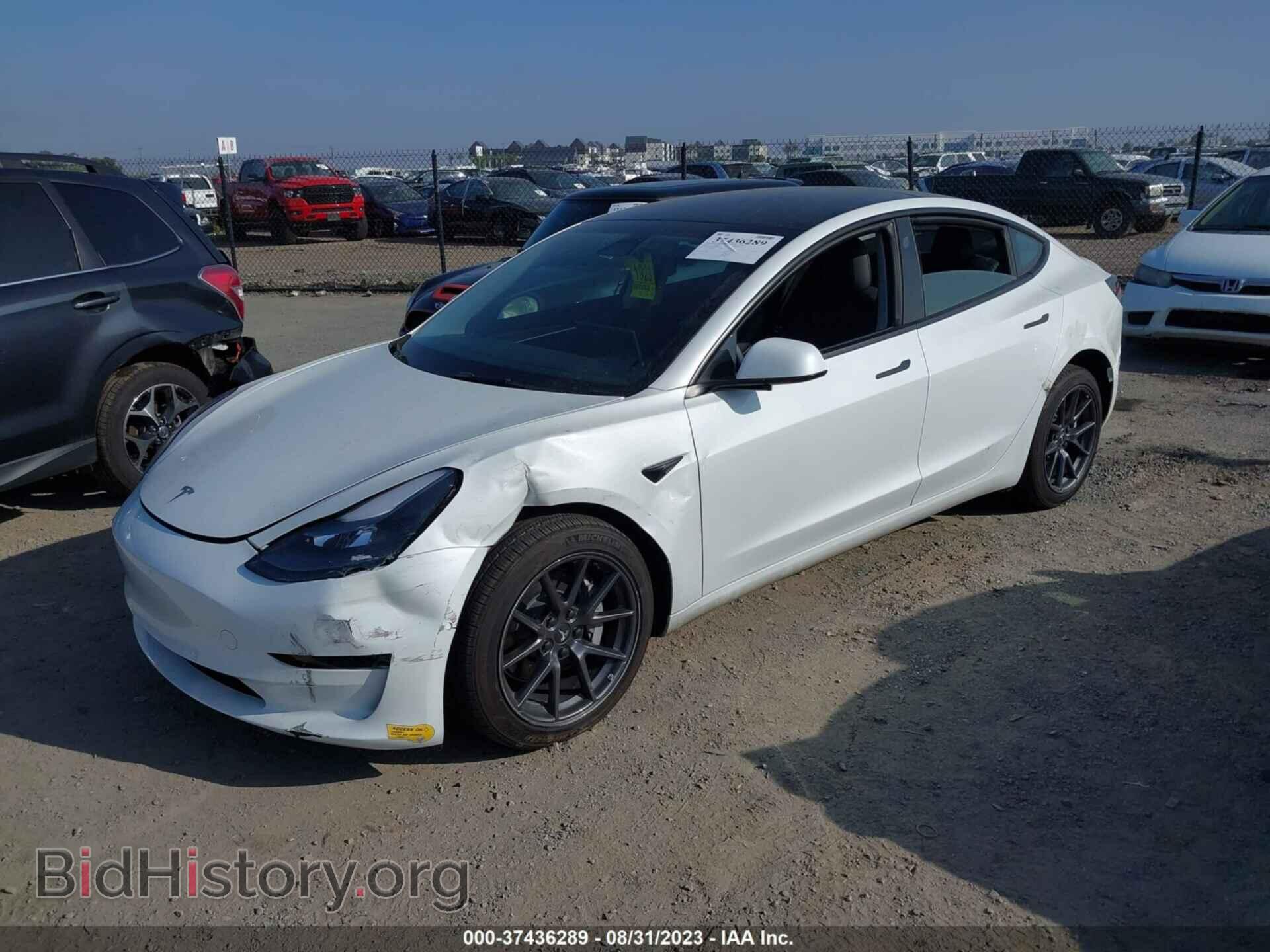 2022 TESLA MODEL 3 - VIN: 5YJ3E1EB3NF138686 - Фото 2