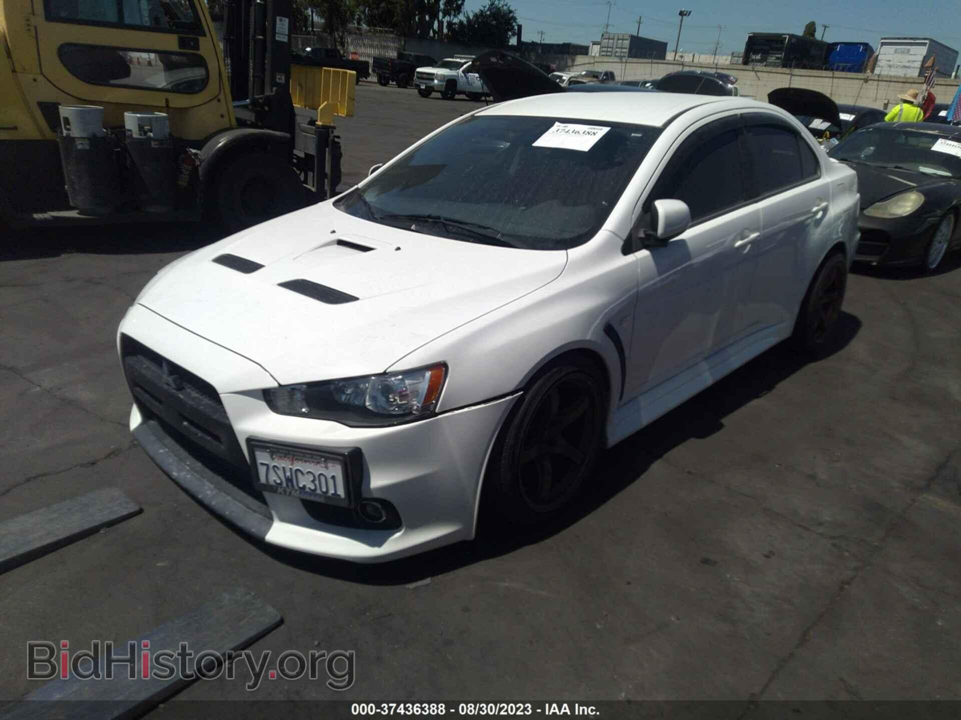 2014 MITSUBISHI LANCER EVOLUTION - VIN: JA32W8FV6EU014203 - Фото 2