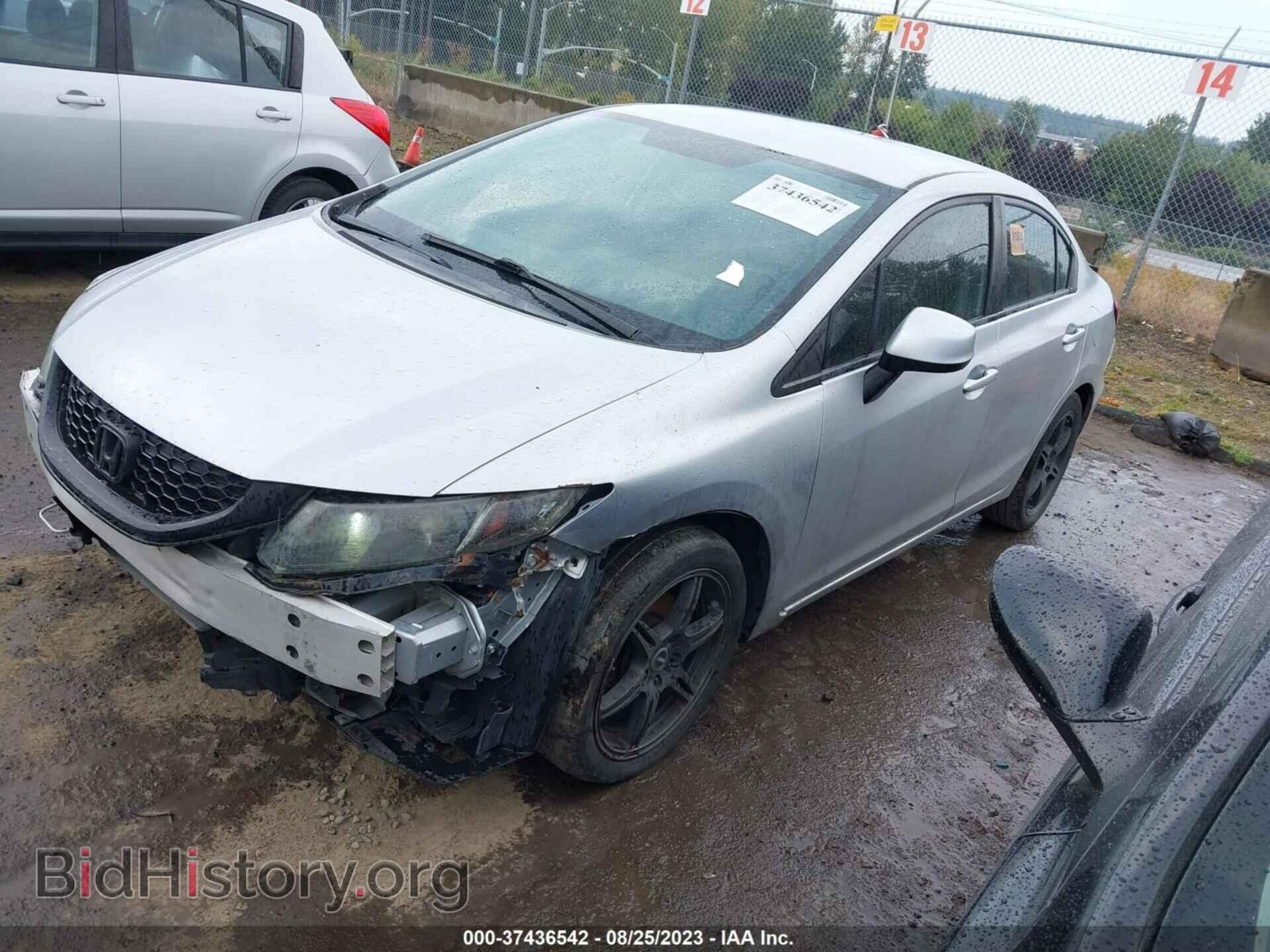 2013 HONDA CIVIC - VIN: 2HGFB2F58DH558653 - Фото 2