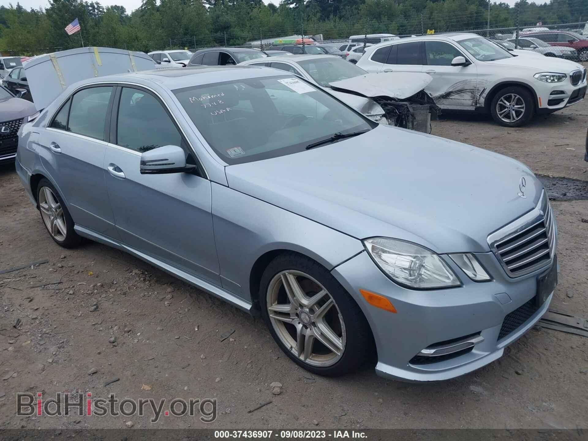 Фотография WDDHF8JBXDA743948 - MERCEDES-BENZ E-CLASS 2013