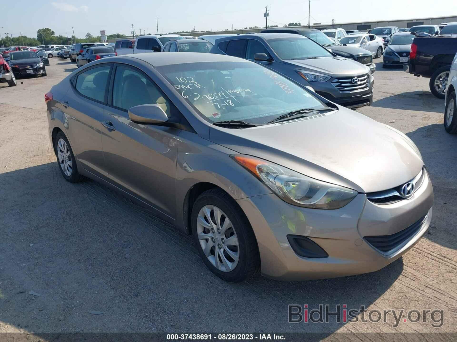 Photo 5NPDH4AE6CH137060 - HYUNDAI ELANTRA 2012