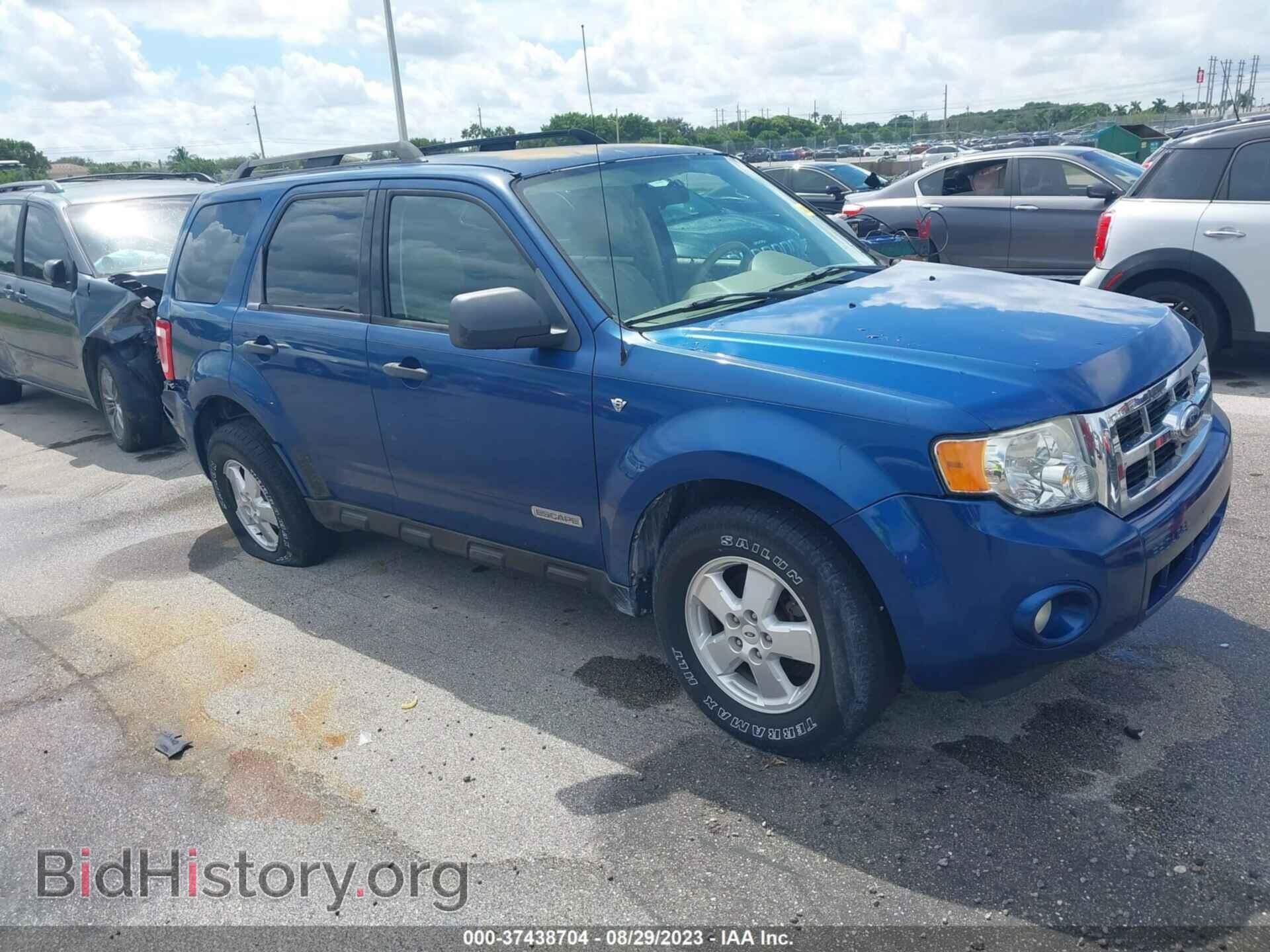 Photo 1FMCU03148KD05714 - FORD ESCAPE 2008