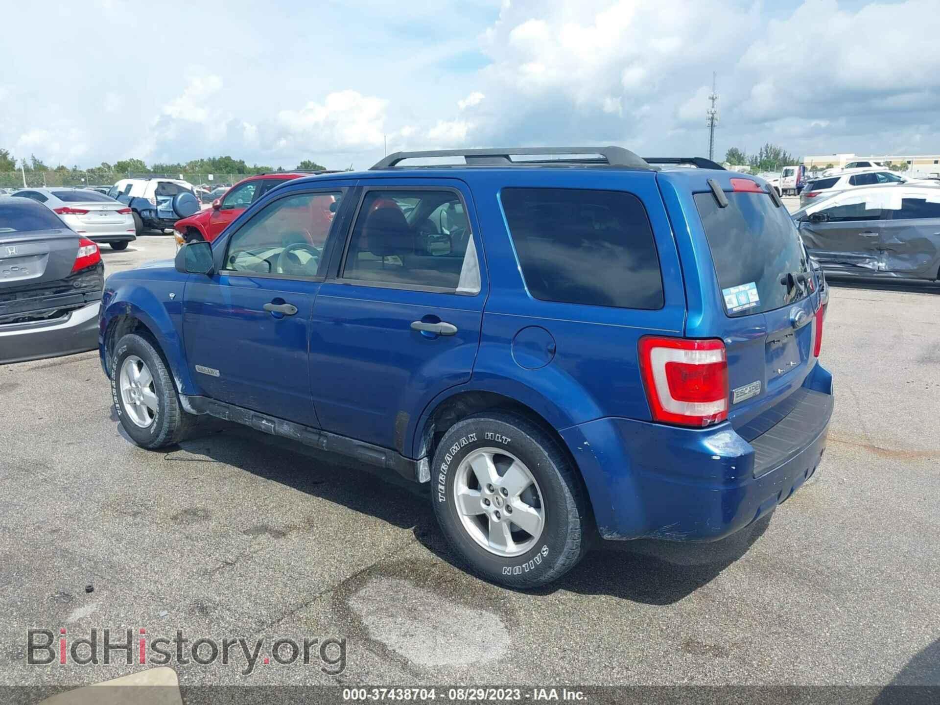 2008 FORD ESCAPE - VIN: 1FMCU03148KD05714 - Фото 3