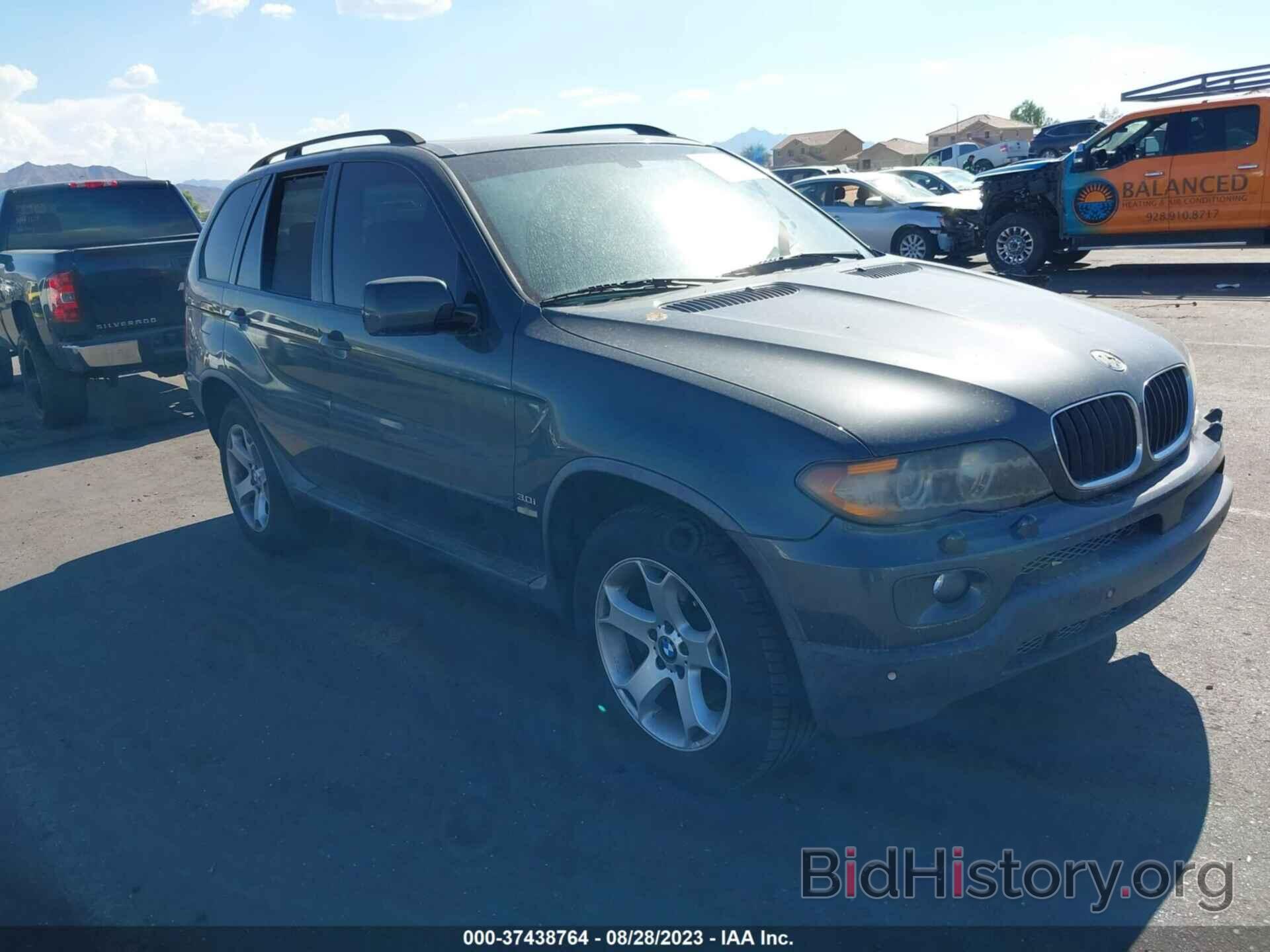 Photo 5UXFA13586LY29571 - BMW X5 2006