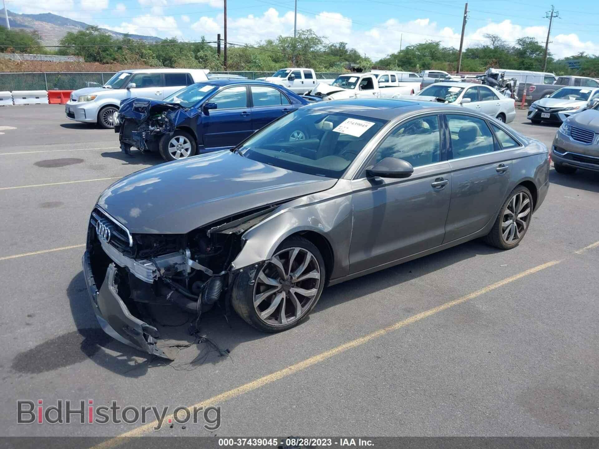 2013 AUDI A6 - VIN: WAUDFAFC2DN155808 - Фото 2
