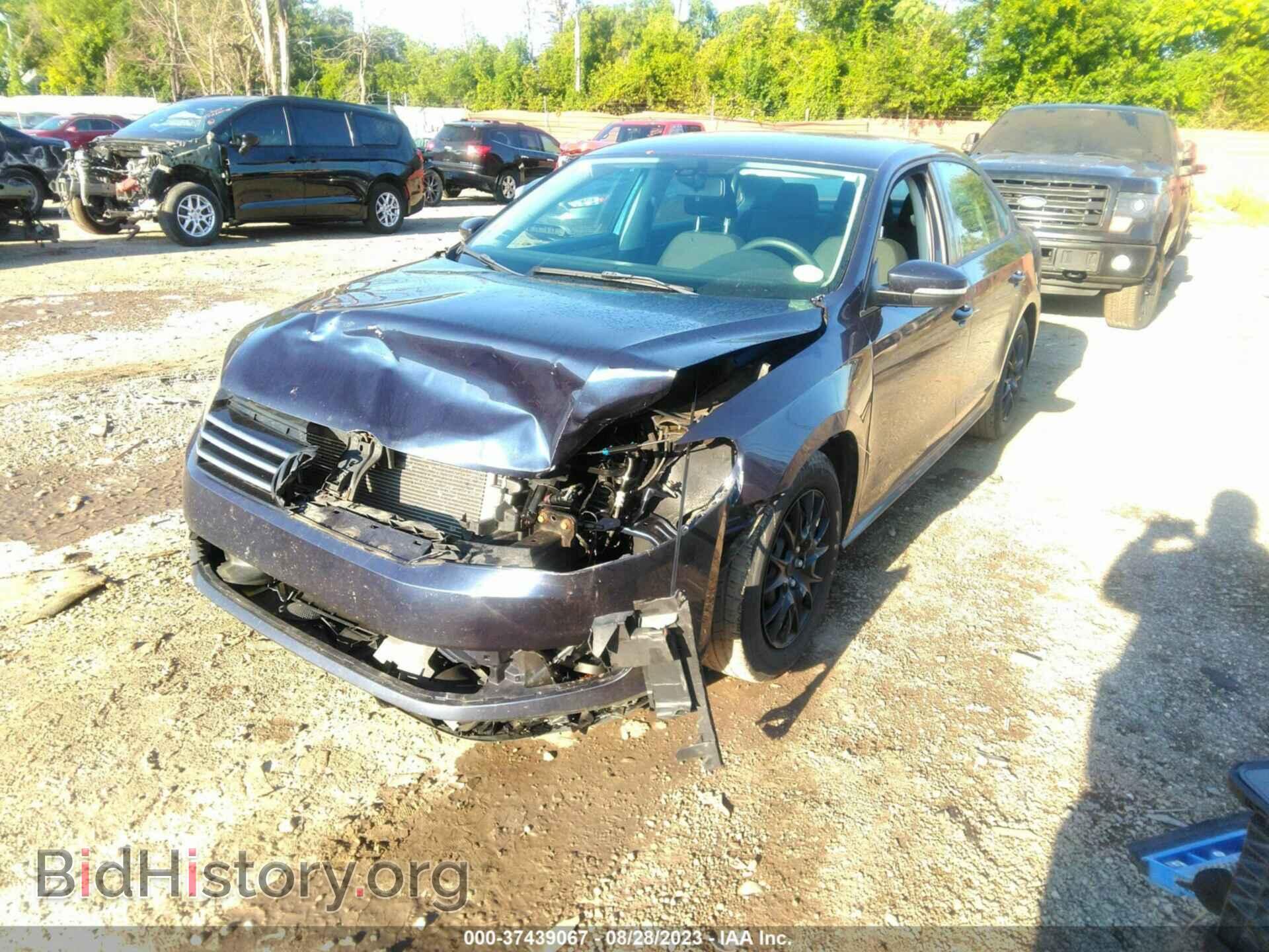 2013 VOLKSWAGEN PASSAT - VIN: 1VWAP7A38DC027126 - Фото 2