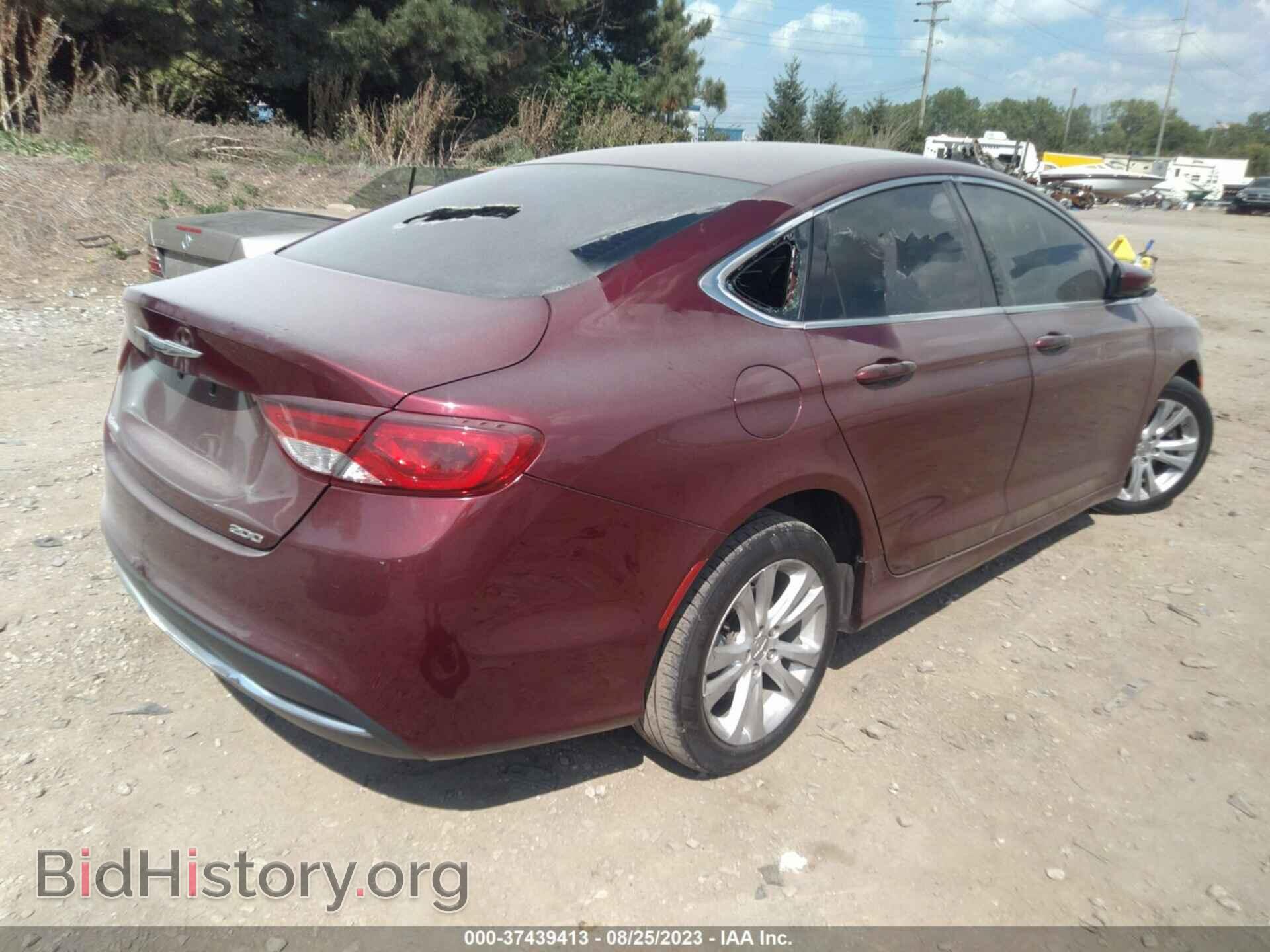 2016 CHRYSLER 200 - VIN: 1C3CCCAB6GN171262 - Фото 4