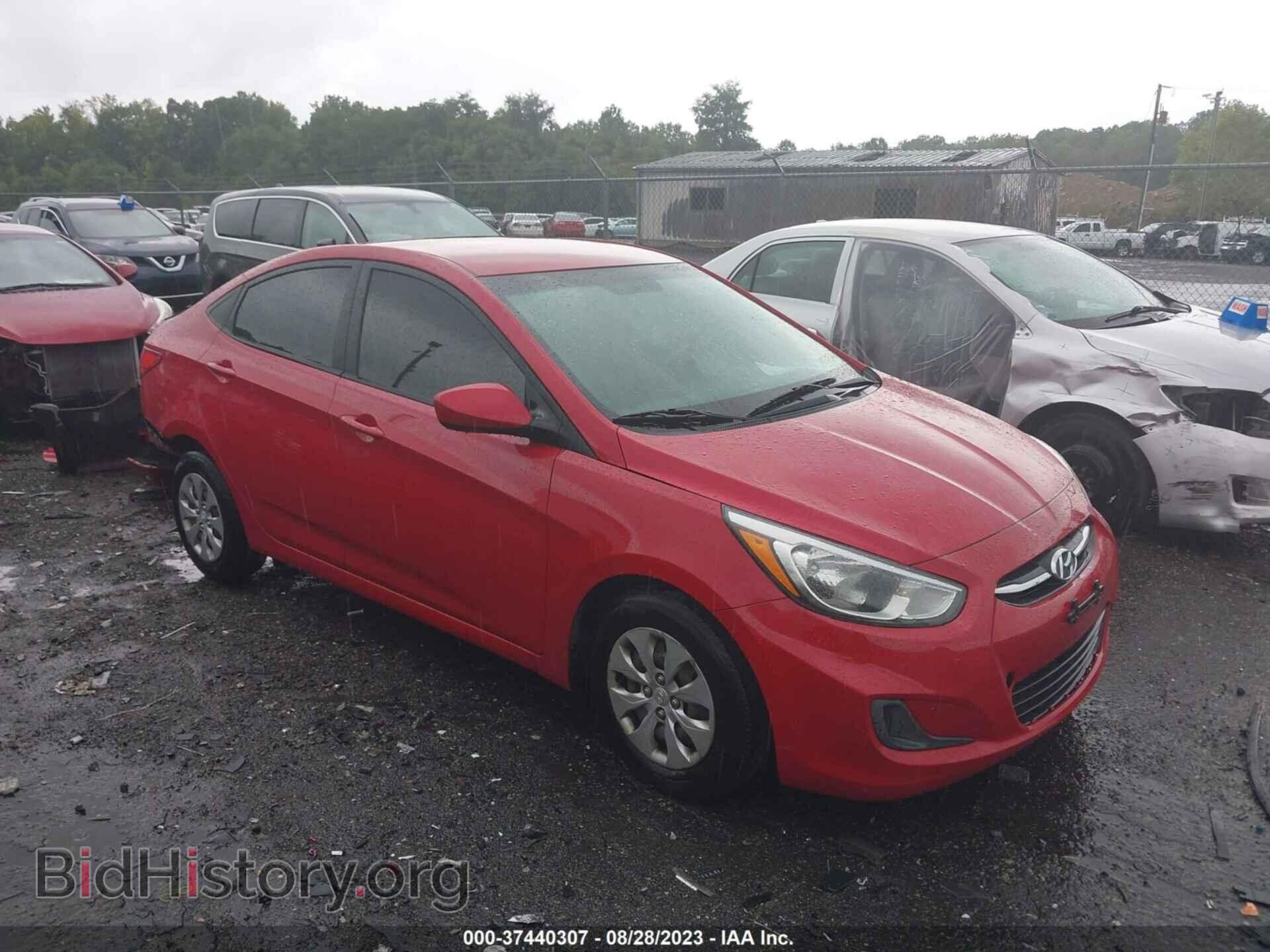 Photo KMHCT4AE2GU986121 - HYUNDAI ACCENT 2016