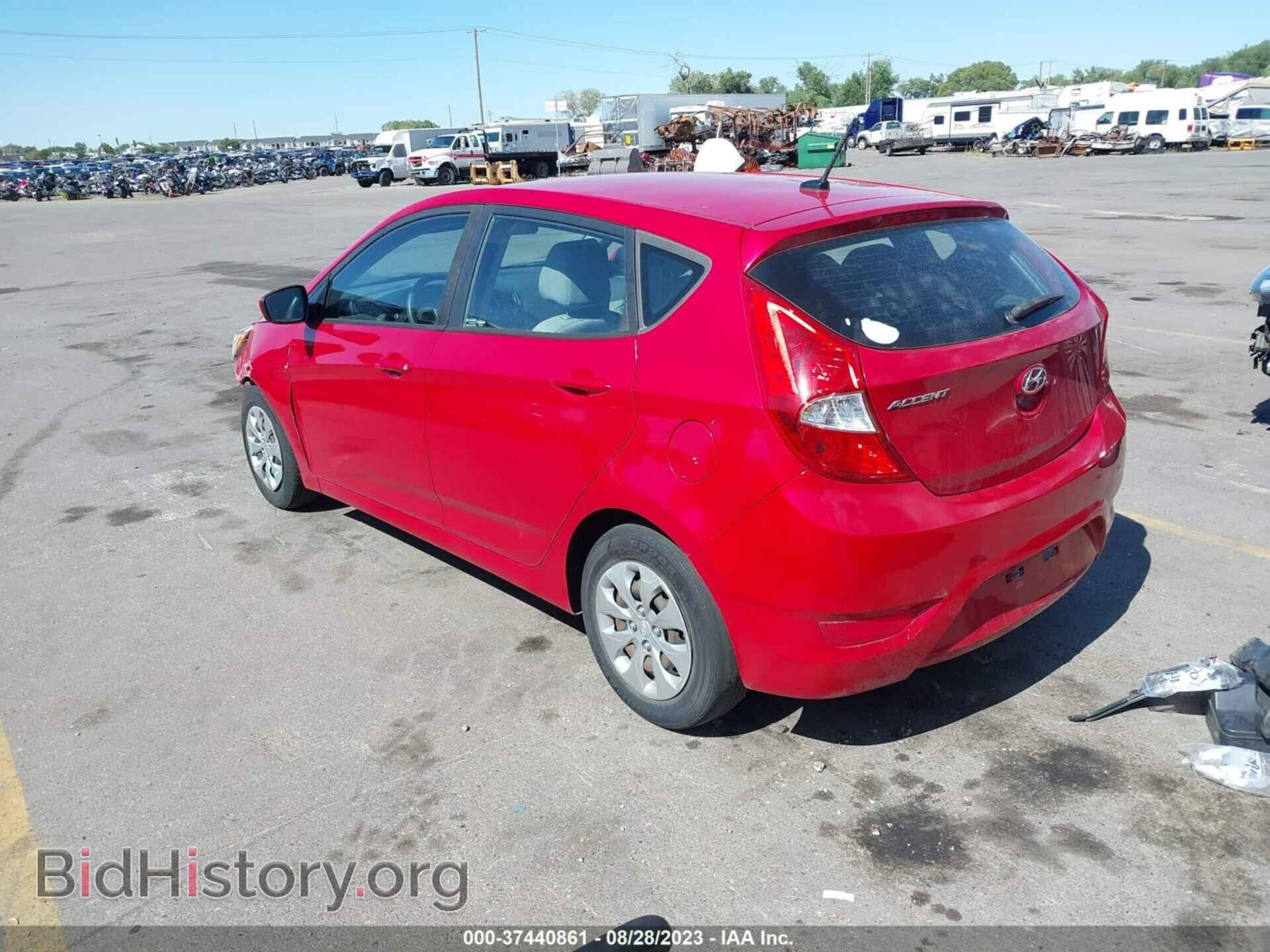 2017 HYUNDAI ACCENT - VIN: KMHCT5AE7HU349782 - Фото 3
