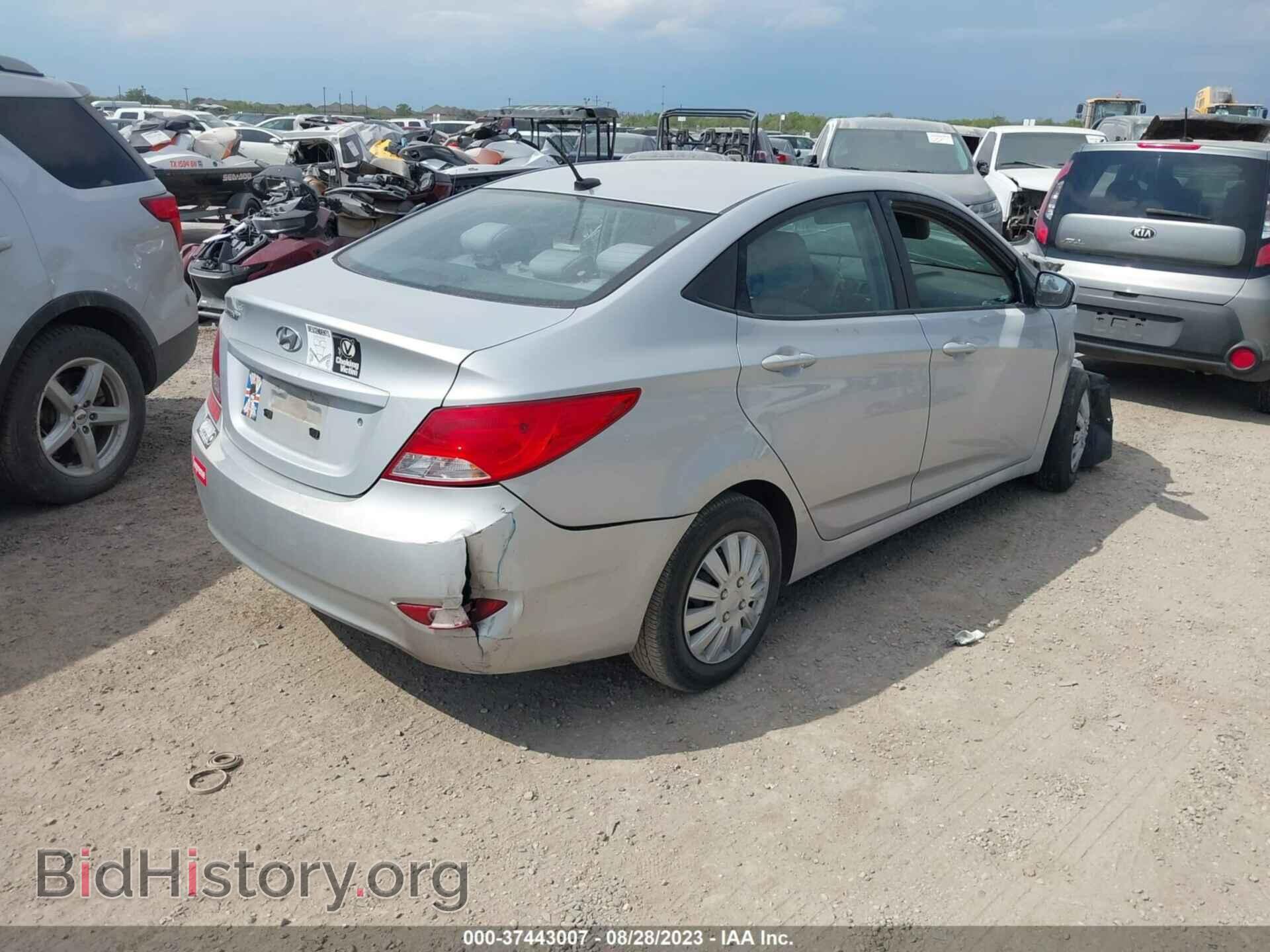 2015 HYUNDAI ACCENT - VIN: KMHCT4AE2FU816419 - Фото 4