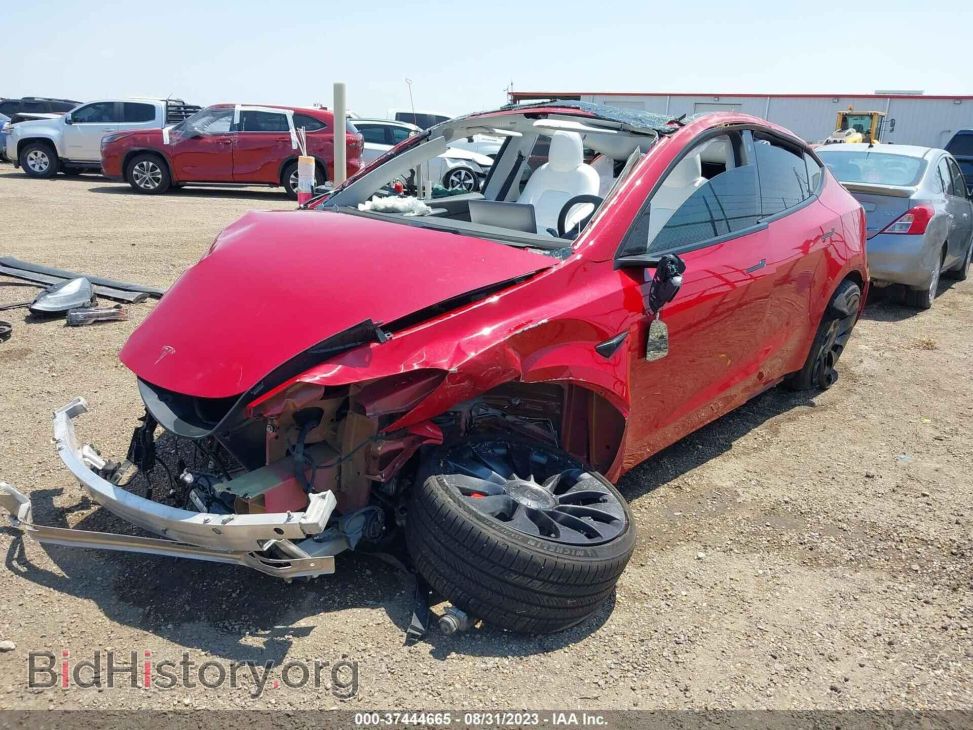 2023 TESLA MODEL Y - VIN: 7SAYGDEF1PF646553 - Фото 2