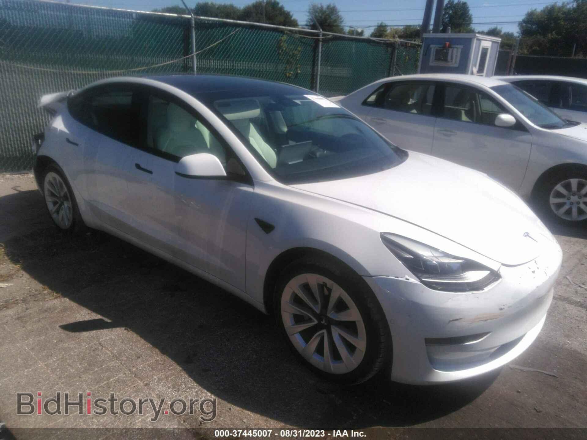 Фотография 5YJ3E1EA1MF874581 - TESLA MODEL 3 2021