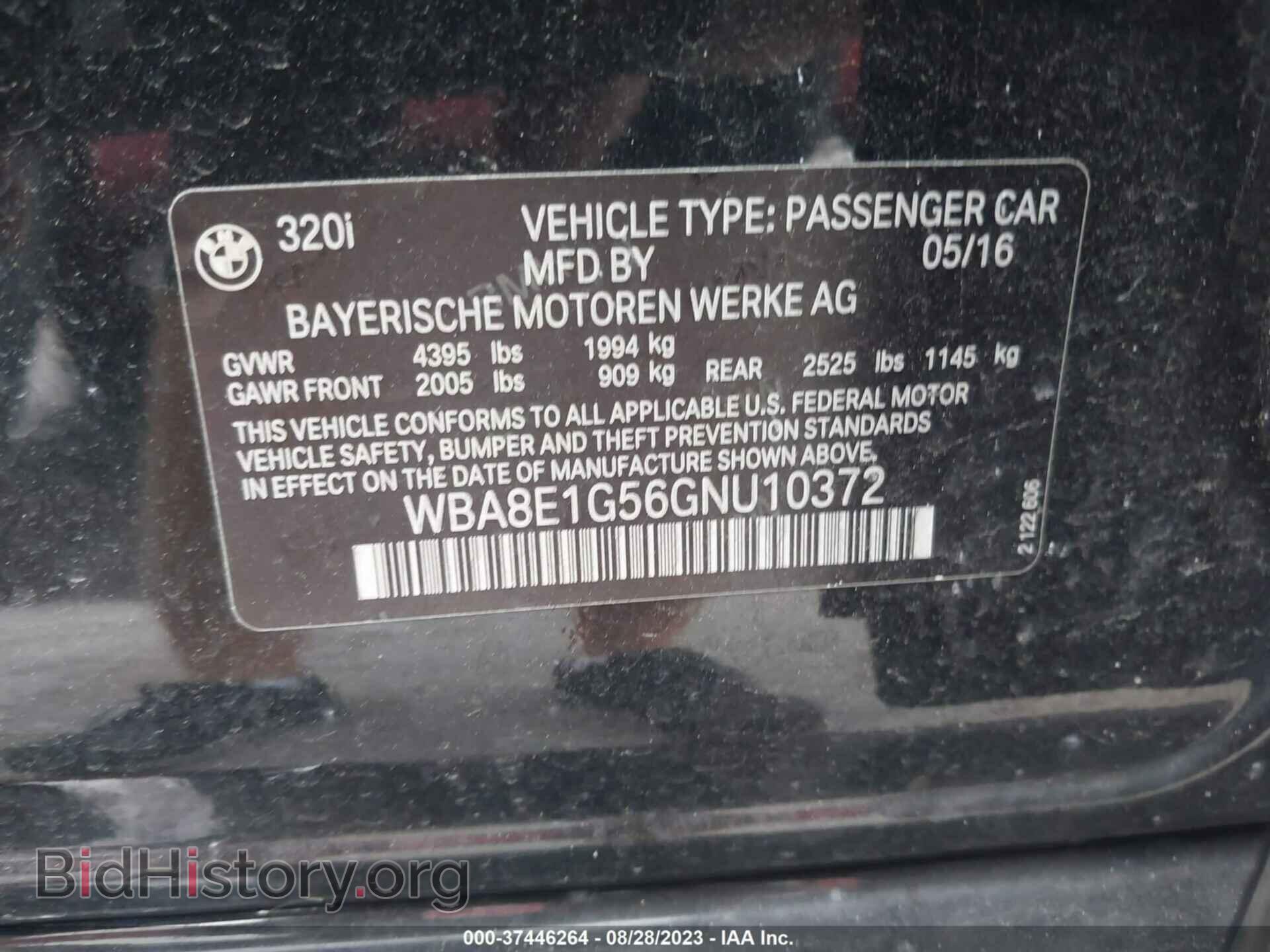 2016 BMW 320I - VIN: WBA8E1G56GNU10372 - Photo 9