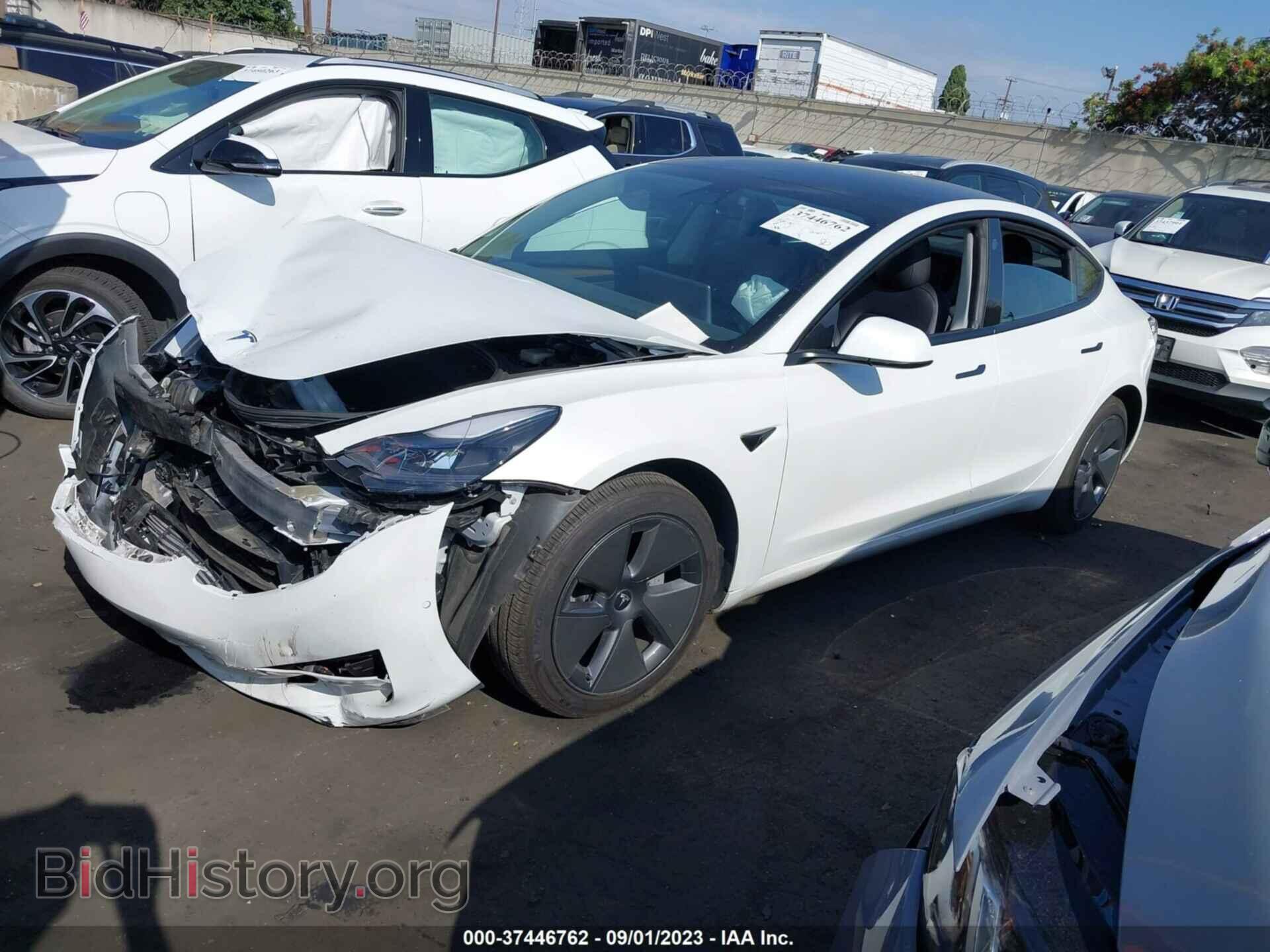 2021 TESLA MODEL 3 - VIN: 5YJ3E1EA1MF093608 - Фото 2