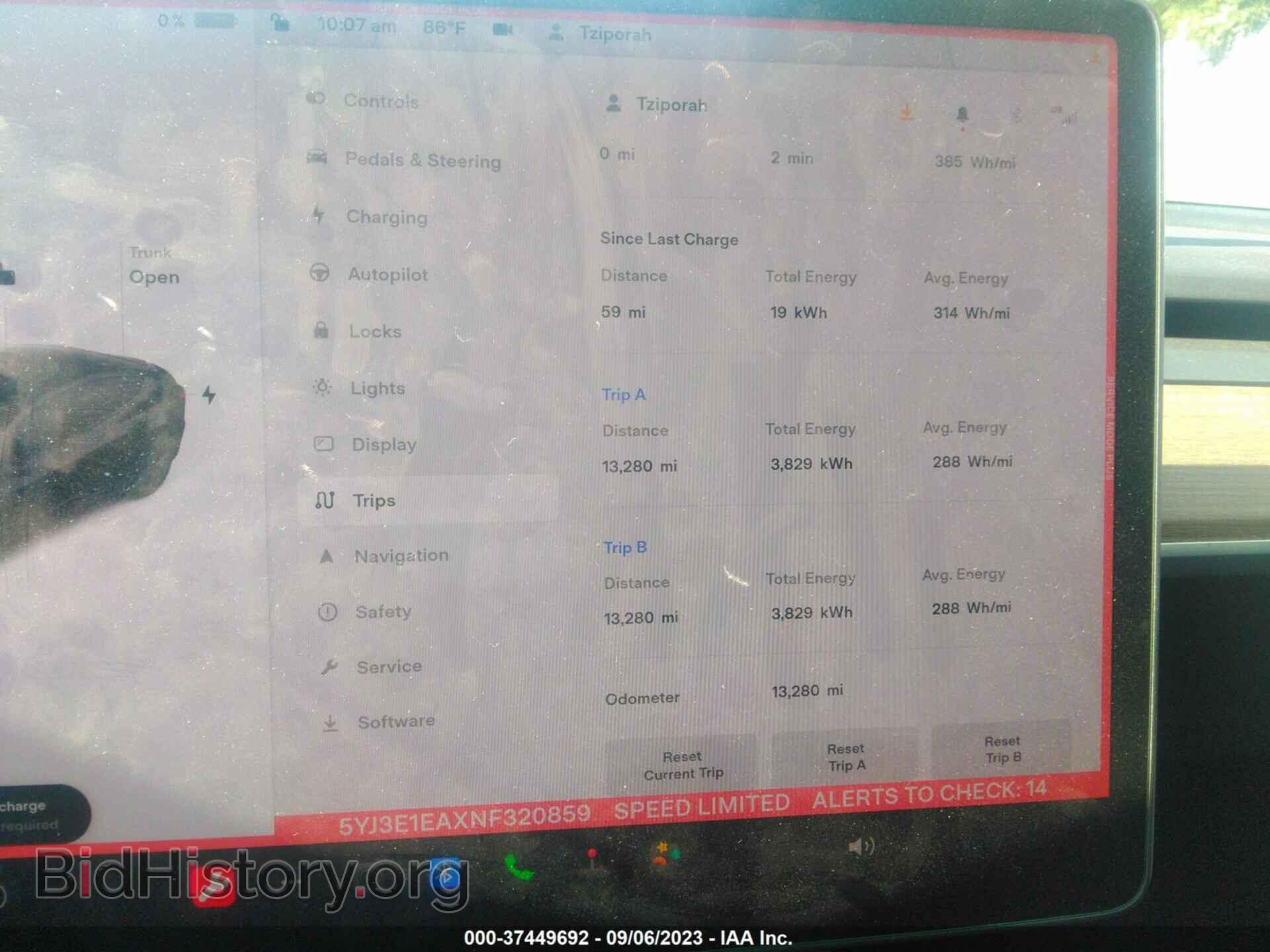 2022 TESLA MODEL 3 - VIN: 5YJ3E1EAXNF320859 - Photo 7
