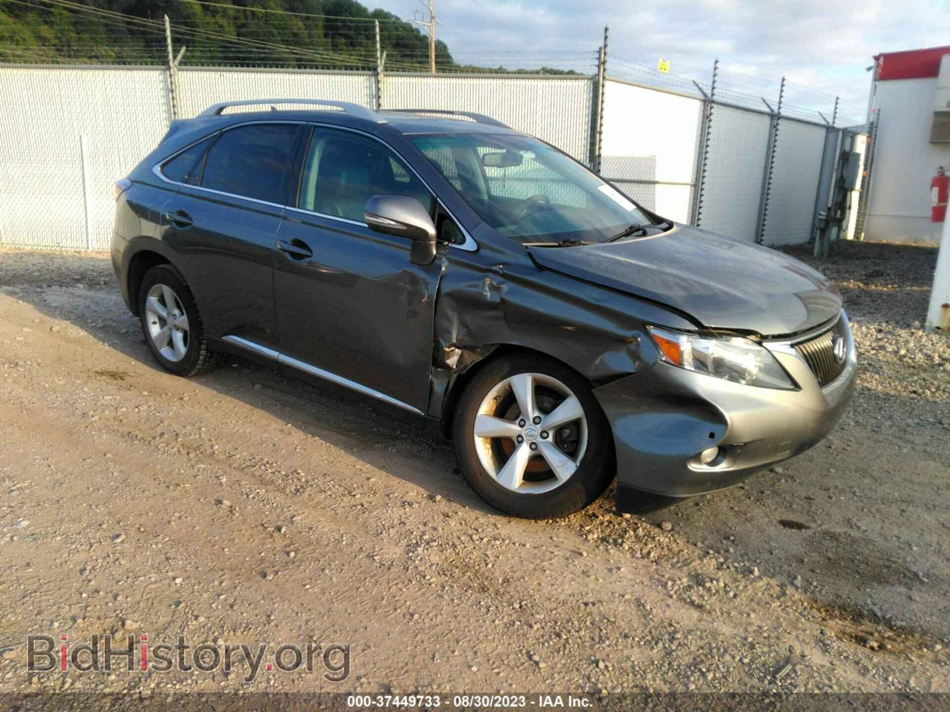 Фотография 2T2BK1BAXCC136222 - LEXUS RX 350 2012