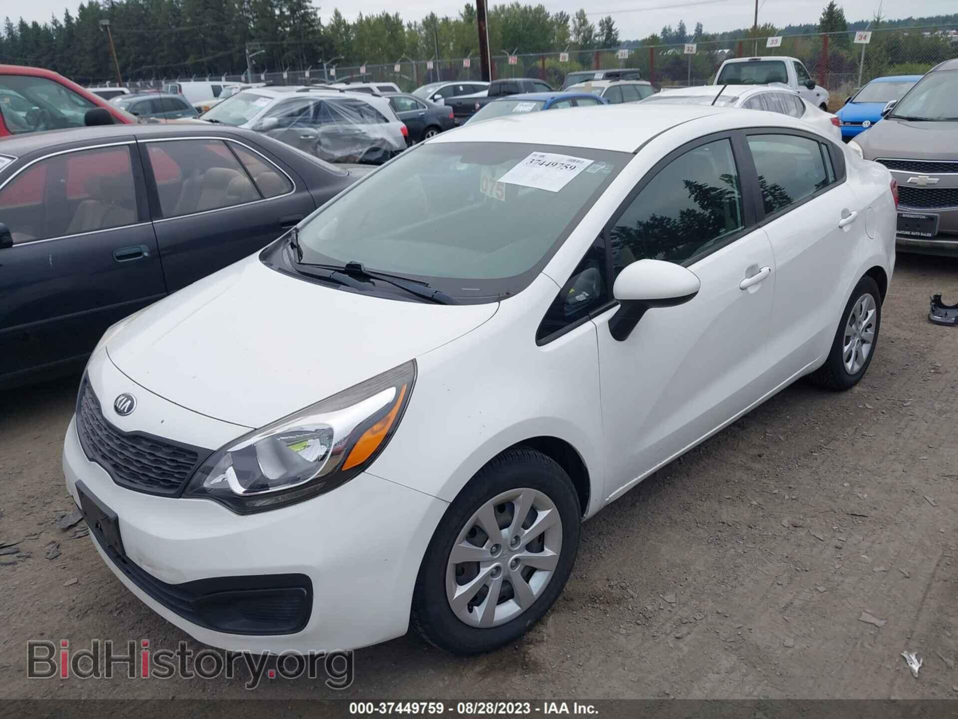 2014 KIA RIO - VIN: KNADM4A31E6386953 - Фото 2