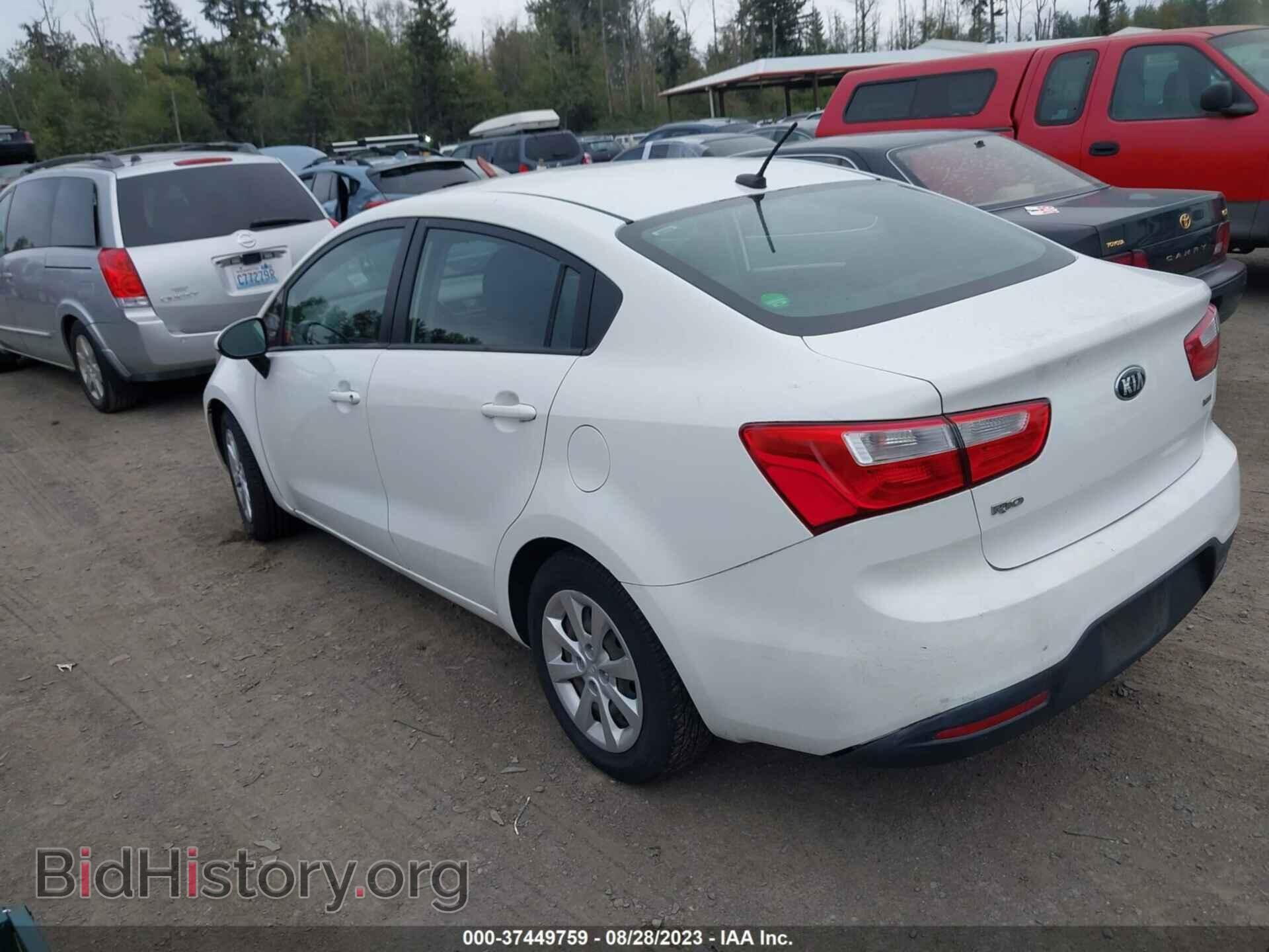 2014 KIA RIO - VIN: KNADM4A31E6386953 - Фото 3