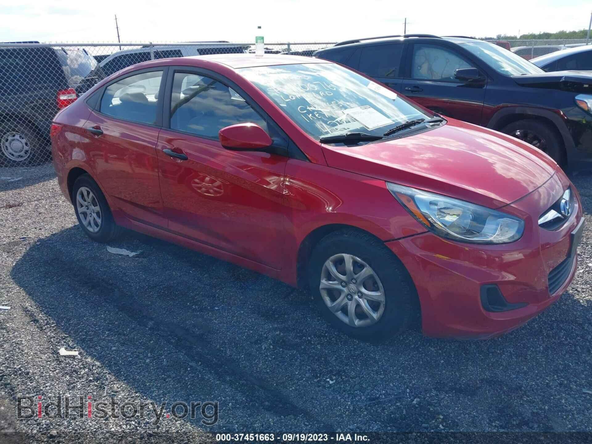 Photo KMHCT4AE8CU074281 - HYUNDAI ACCENT 2012