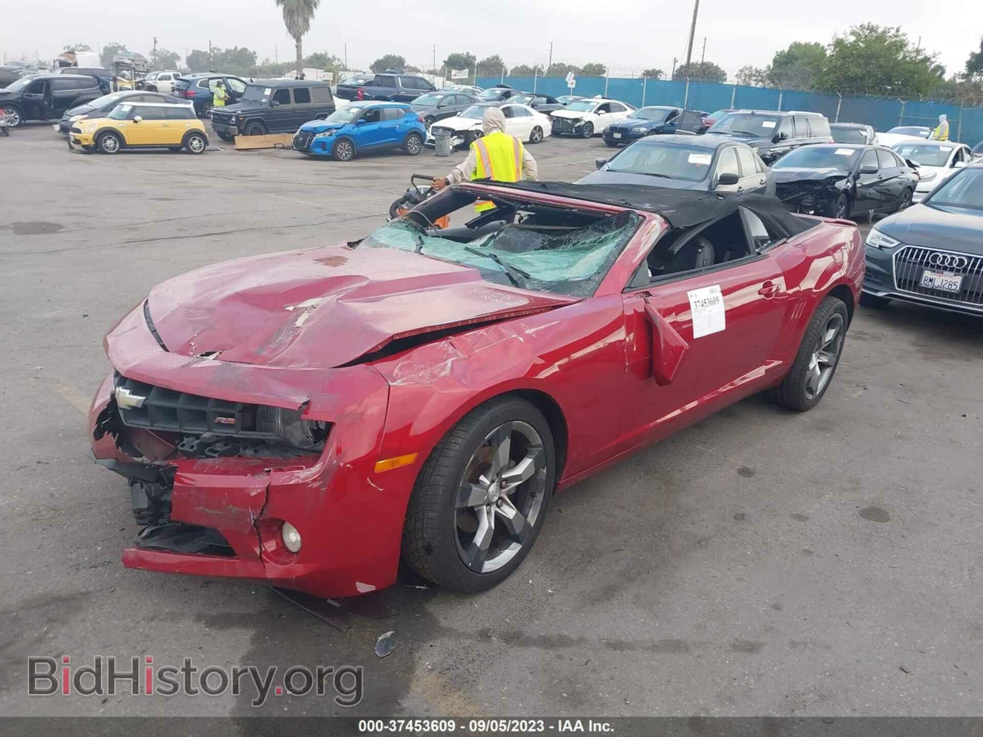2012 CHEVROLET CAMARO - VIN: 2G1FC3D35C9202326 - Фото 2