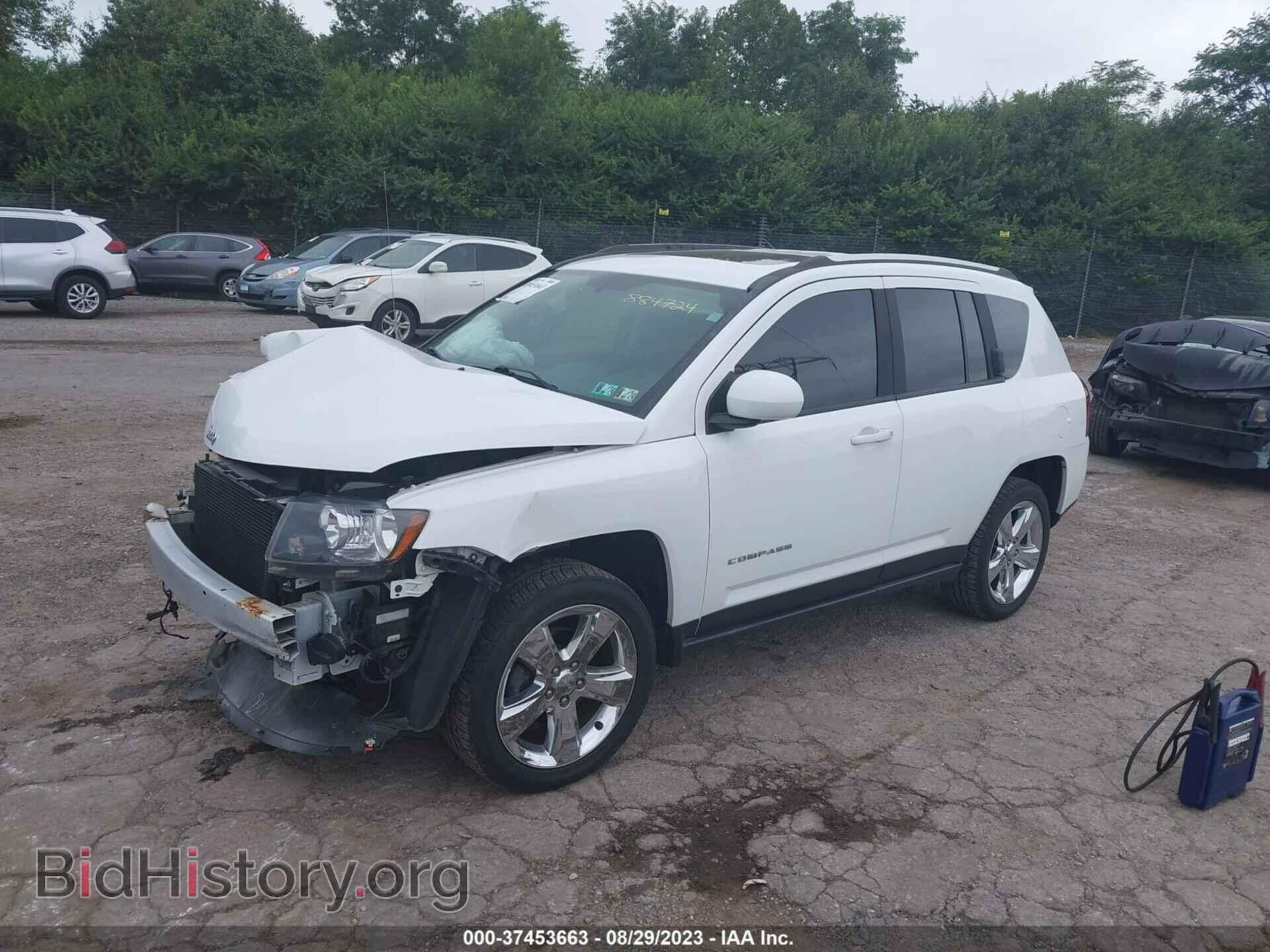 2014 JEEP COMPASS - VIN: 1C4NJDEB4ED884724 - Фото 2