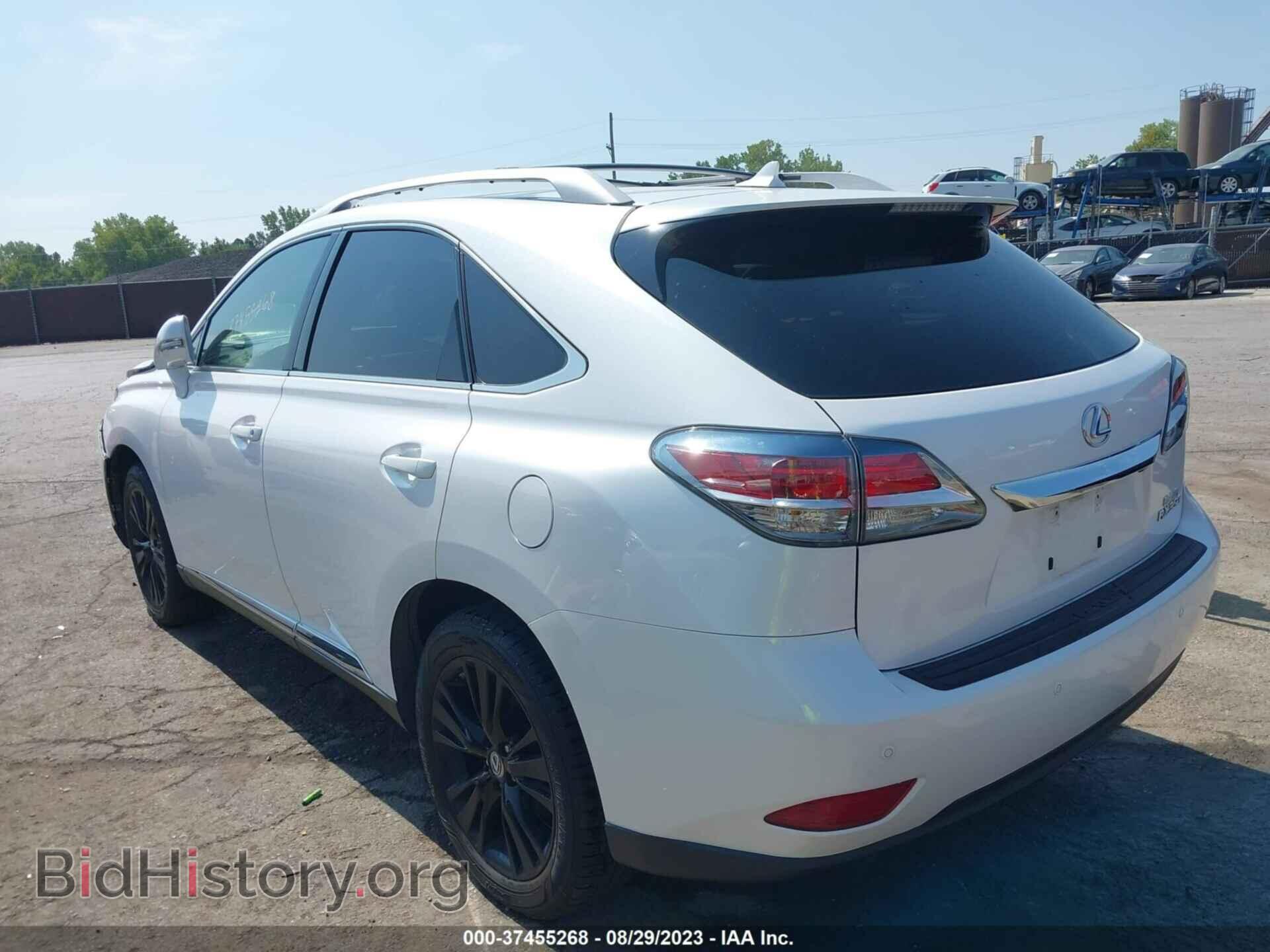 2013 LEXUS RX 350 - VIN: 2T2BK1BAXDC212491 - Фото 3