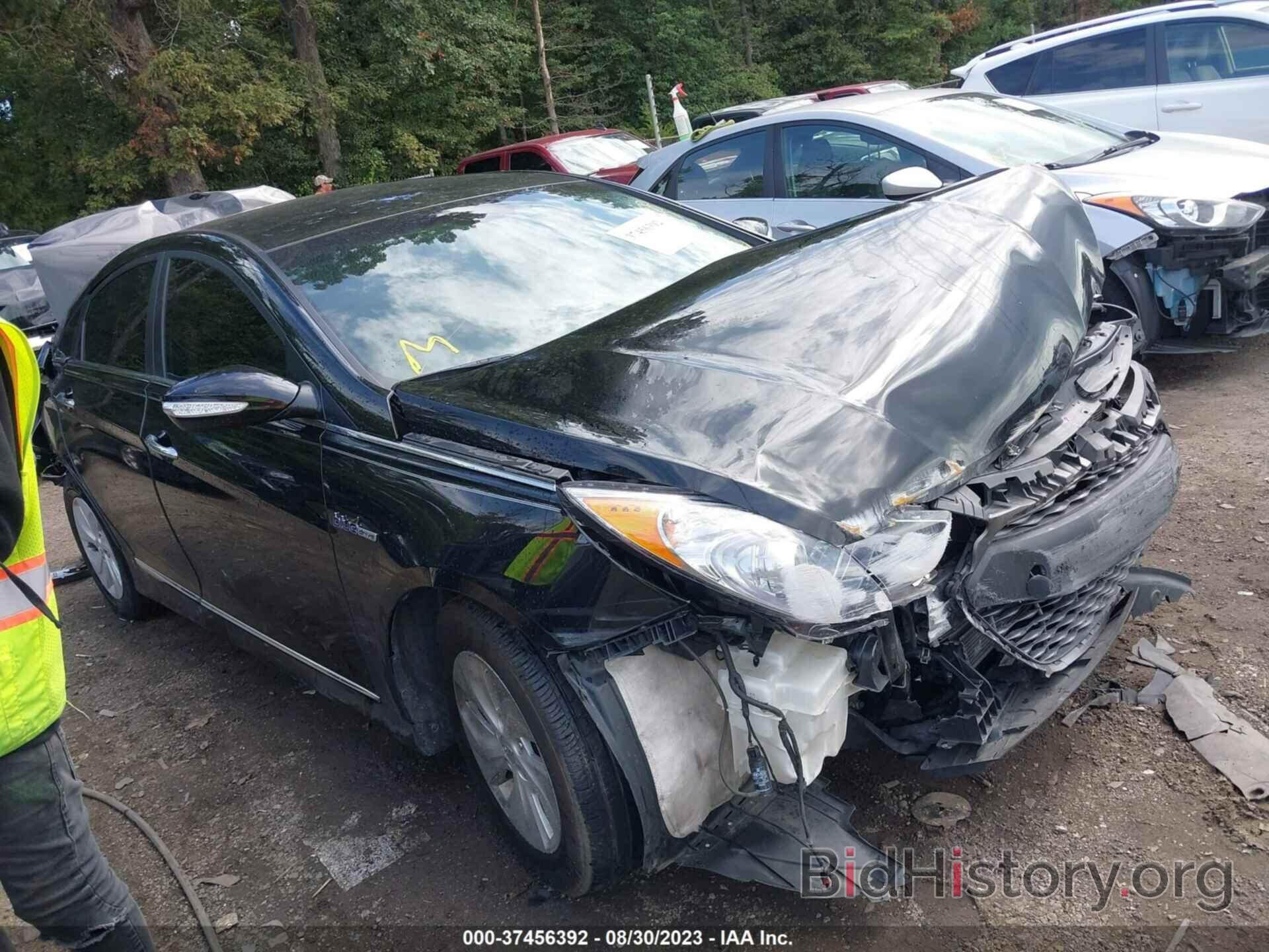 Photo KMHEC4A44FA127645 - HYUNDAI SONATA HYBRID 2015