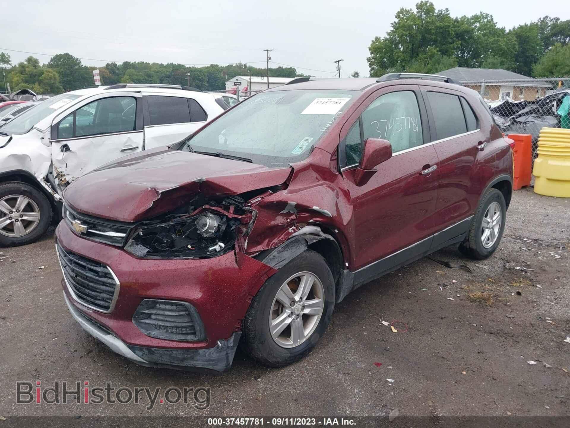2017 CHEVROLET TRAX - VIN: 3GNCJLSB3HL148384 - Фото 2