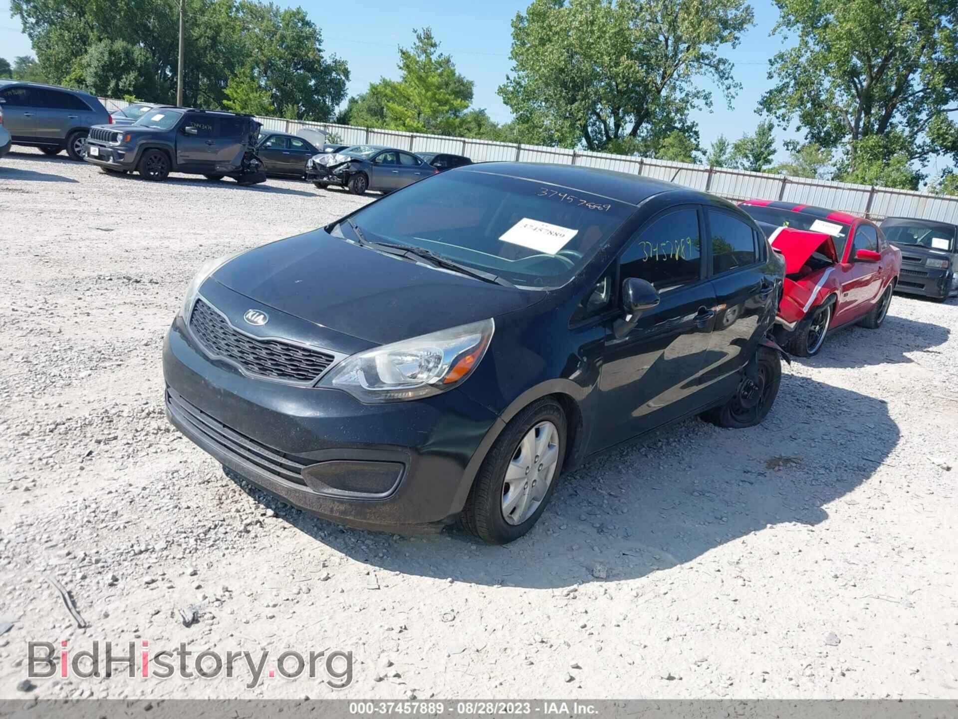 2014 KIA RIO - VIN: KNADM4A36E6416643 - Фото 2