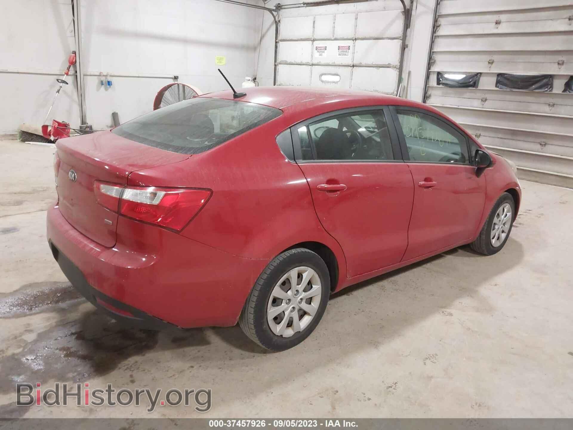 2013 KIA RIO - VIN: KNADM4A35D6258360 - Фото 4