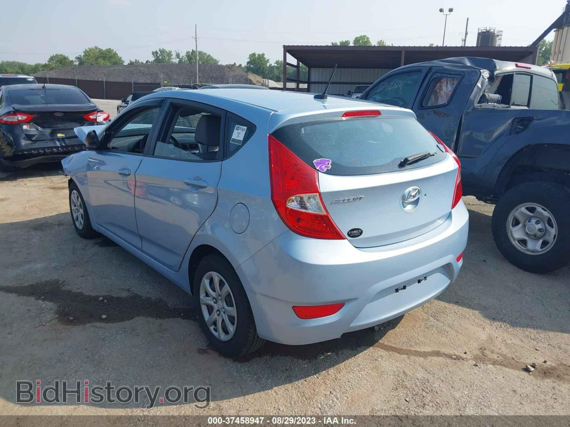 2012 HYUNDAI ACCENT - VIN: KMHCT5AE2CU004541 - Фото 3