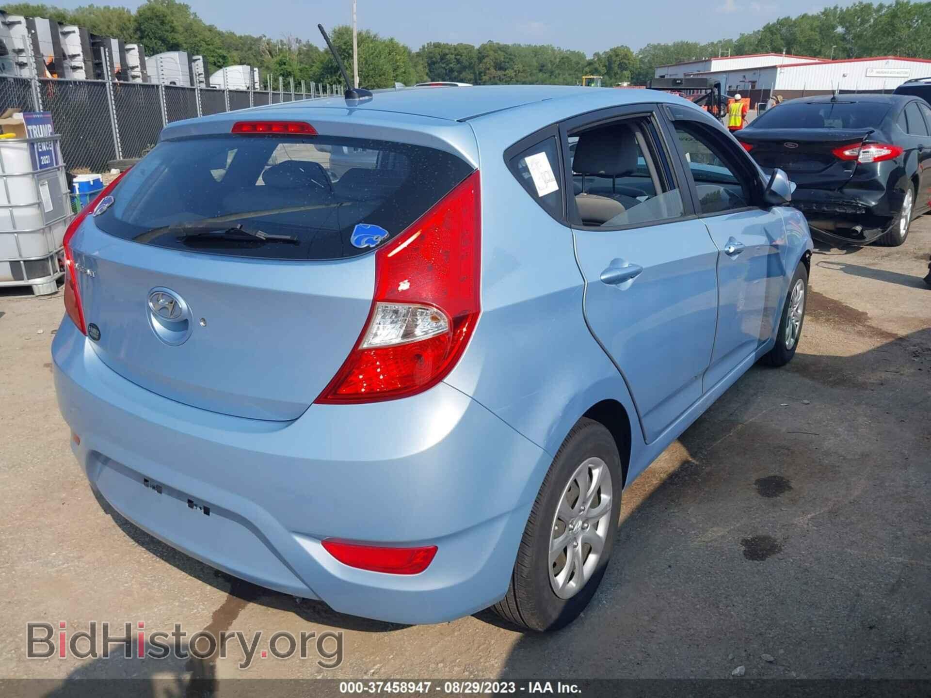 2012 HYUNDAI ACCENT - VIN: KMHCT5AE2CU004541 - Фото 4