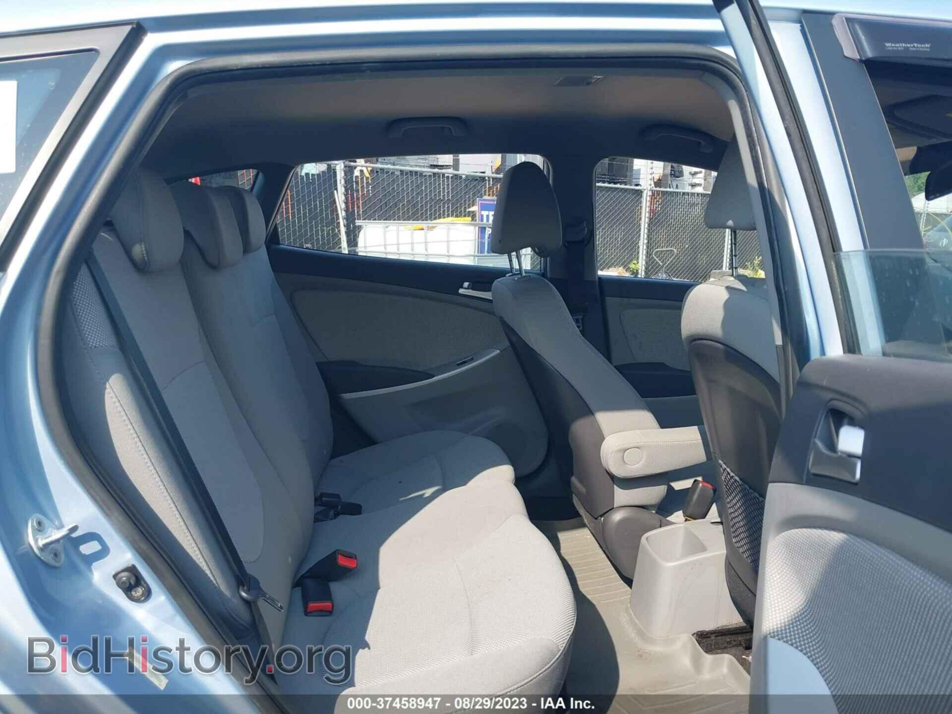 2012 HYUNDAI ACCENT - VIN: KMHCT5AE2CU004541 - Фото 8