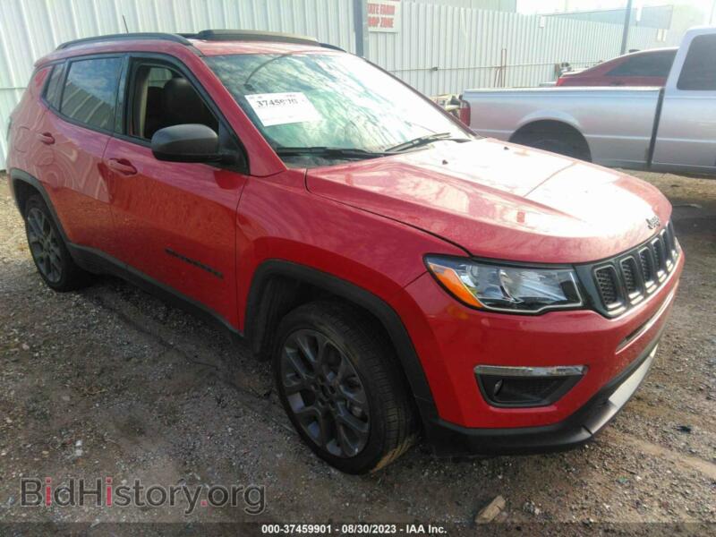 2021 Jeep COMPASS 80TH Anniversary (VIN 3C4NJDEB4MT589275) — photo 1 of 15, IAAI, damage: left front